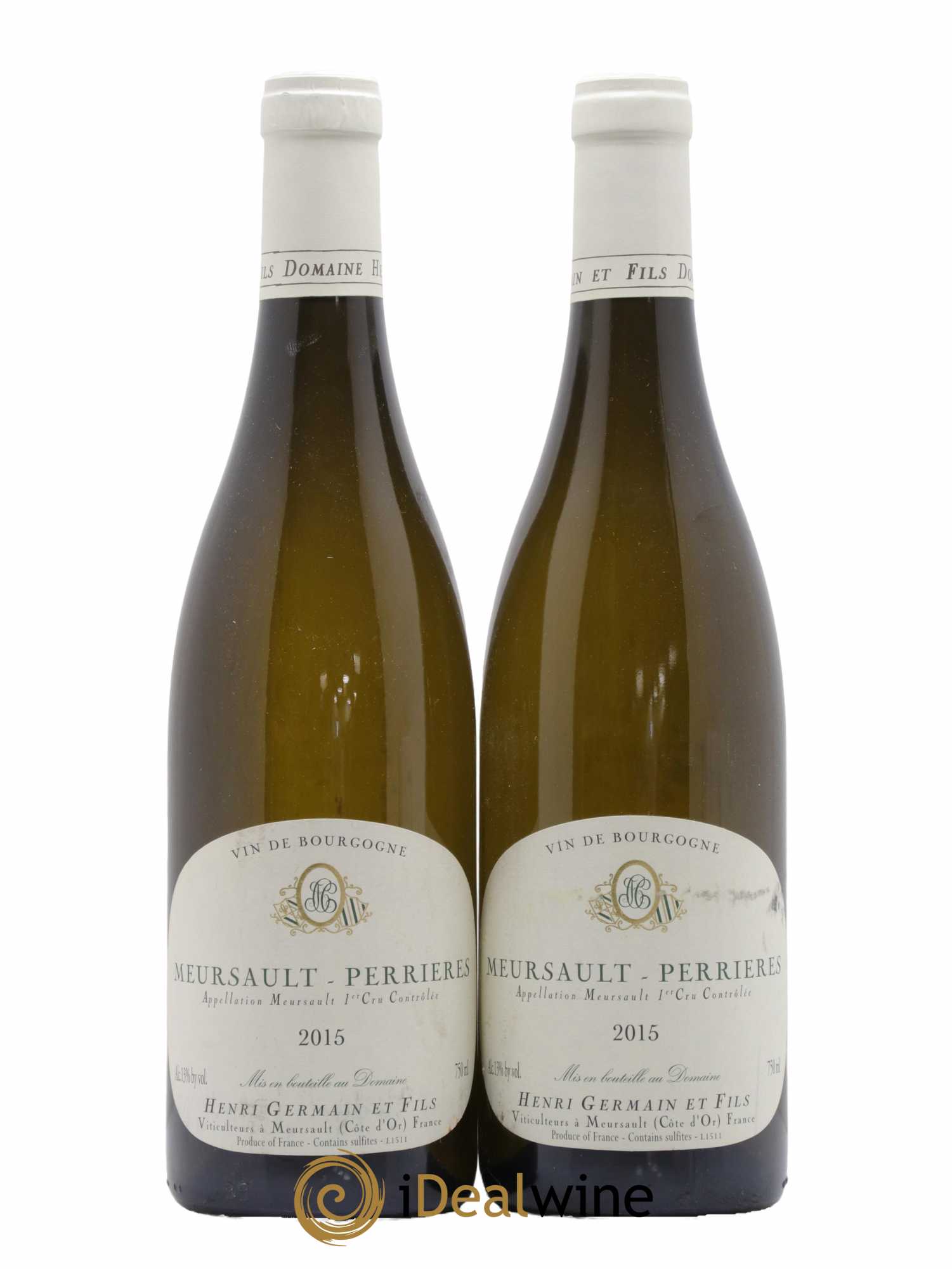 Meursault 1er Cru Perrières Henri Germain 2015 - Lot de 2 bouteilles - 0
