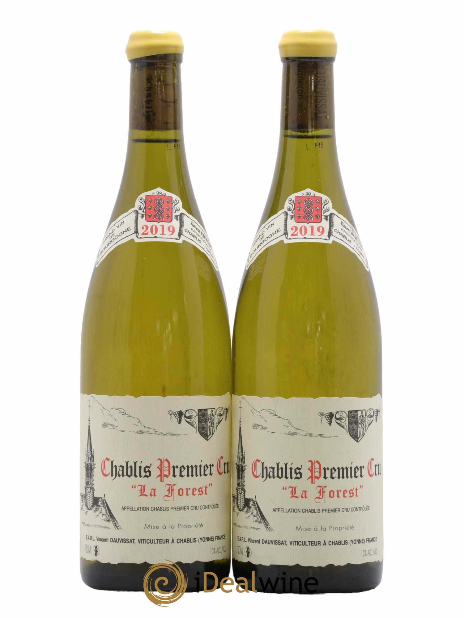 Chablis 1er Cru La Forest Vincent Dauvissat (Domaine) 2019 - Lot de 2 bouteilles - 0