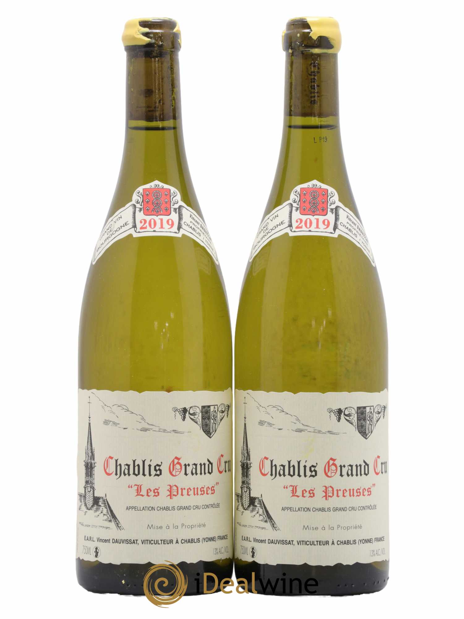 Chablis Grand Cru Les Preuses Vincent Dauvissat (Domaine) 2019 - Lot de 2 bouteilles - 0