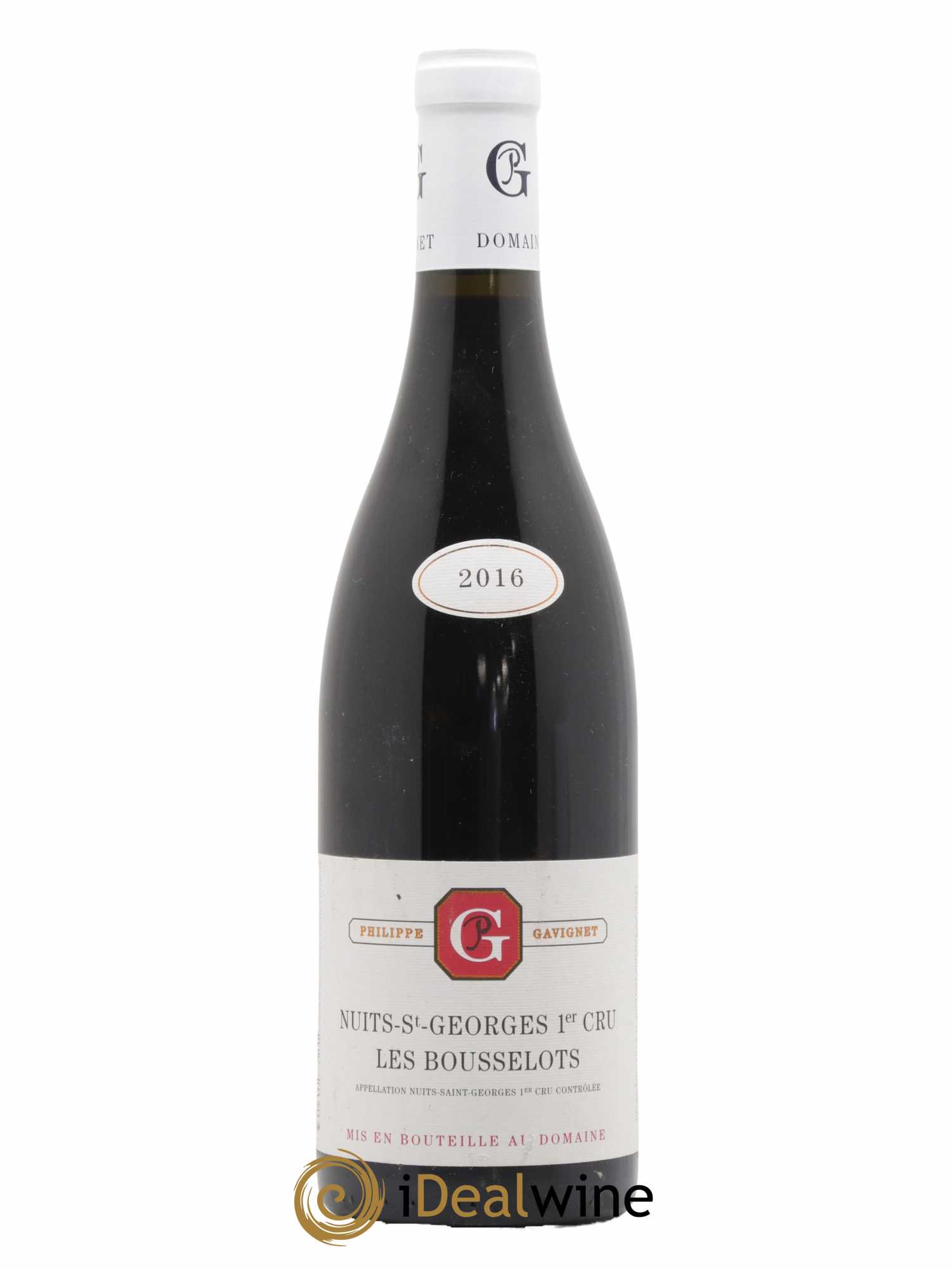 Nuits-Saint-Georges 1er Cru Les Bousselots Domaine Philippe Gavignet 2016 - Lot de 1 bouteille - 0