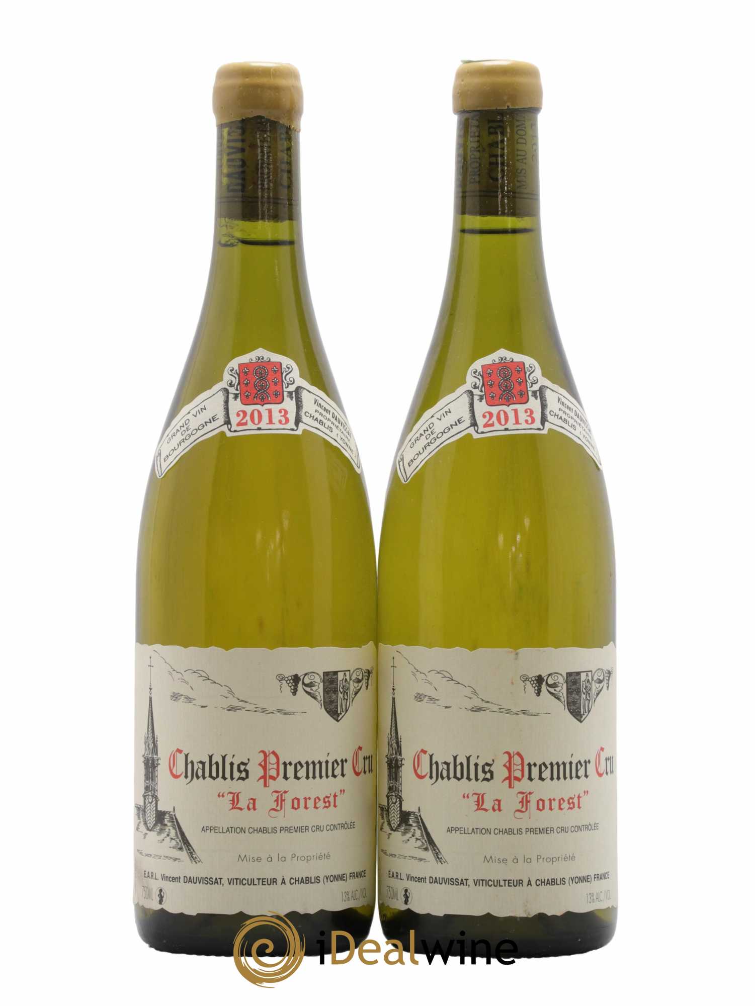 Chablis 1er Cru La Forest Vincent Dauvissat (Domaine) 2013 - Lot de 2 bouteilles - 0