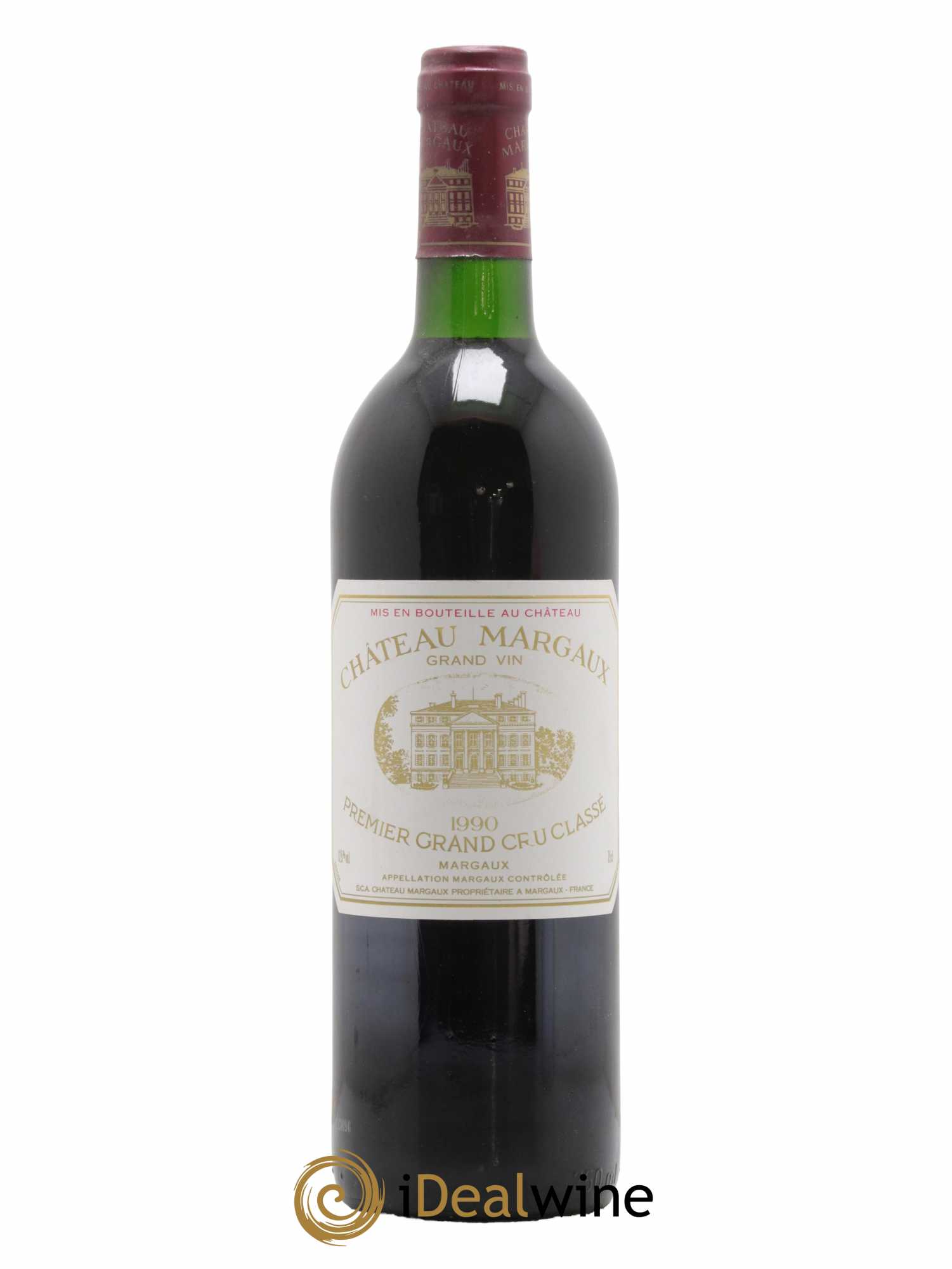 Château Margaux 1er Grand Cru Classé 1990 - Lot de 1 bouteille - 0