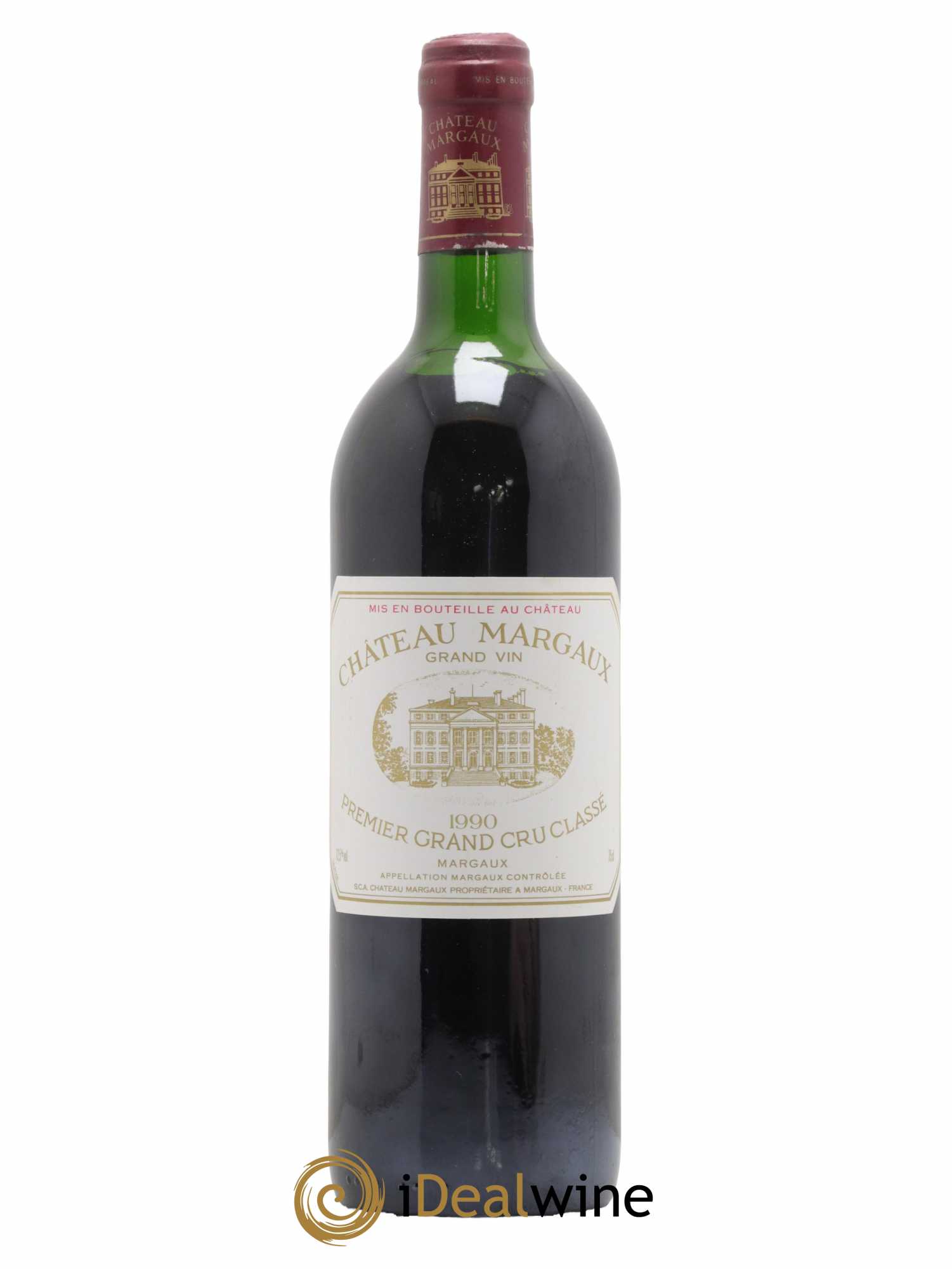 Château Margaux 1er Grand Cru Classé 1990 - Lot de 1 bouteille - 0