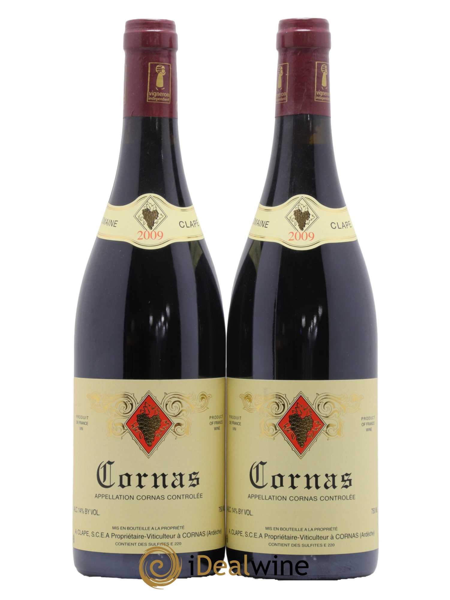 Cornas Auguste Clape 2009 - Lot de 2 bouteilles - 0
