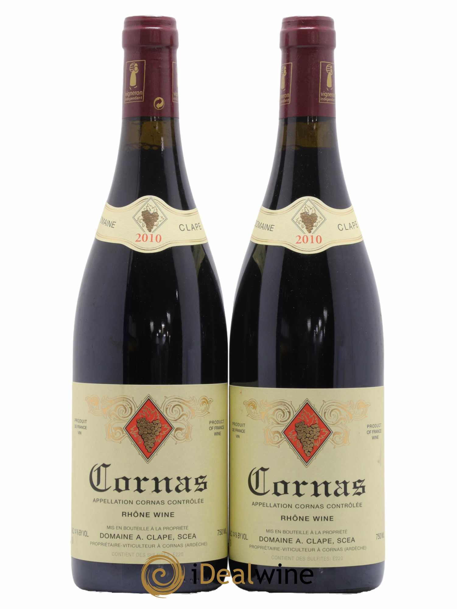 Cornas Auguste Clape 2010 - Lot de 2 bouteilles - 0