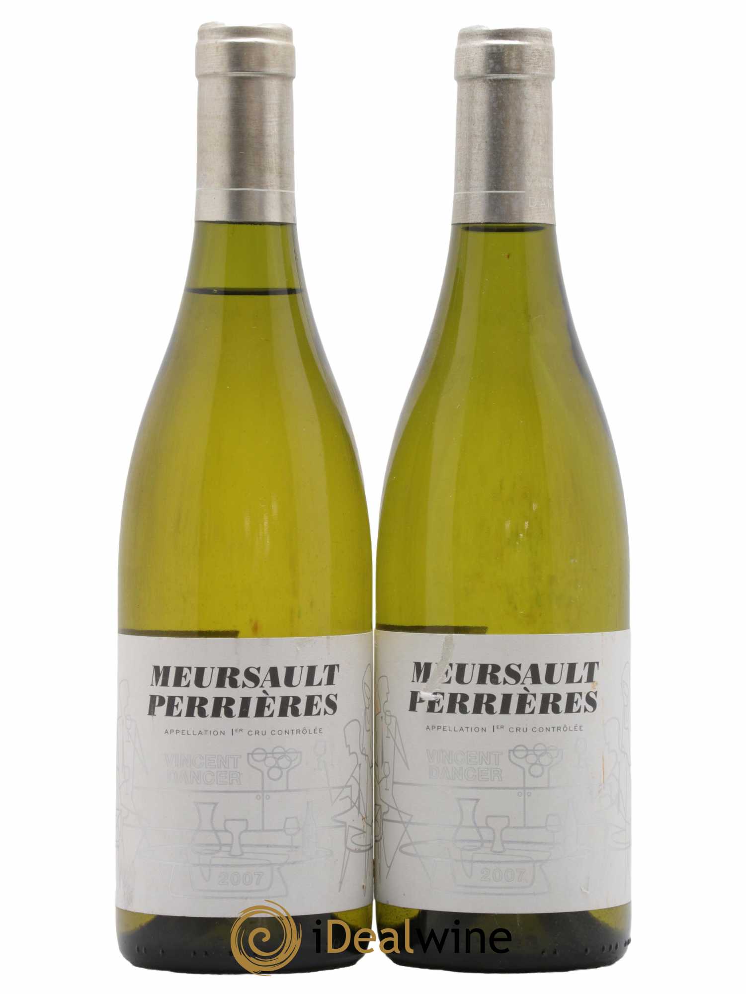 Meursault 1er Cru Perrières Vincent Dancer 2007 - Lot de 2 bouteilles - 0