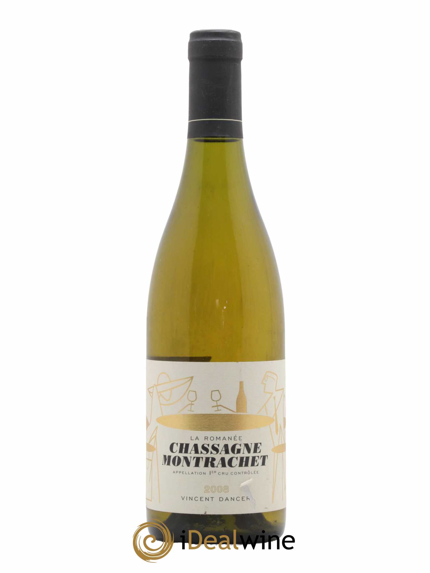 Chassagne-Montrachet 1er Cru La Romanée Vincent Dancer 2008 - Lot de 1 bouteille - 0