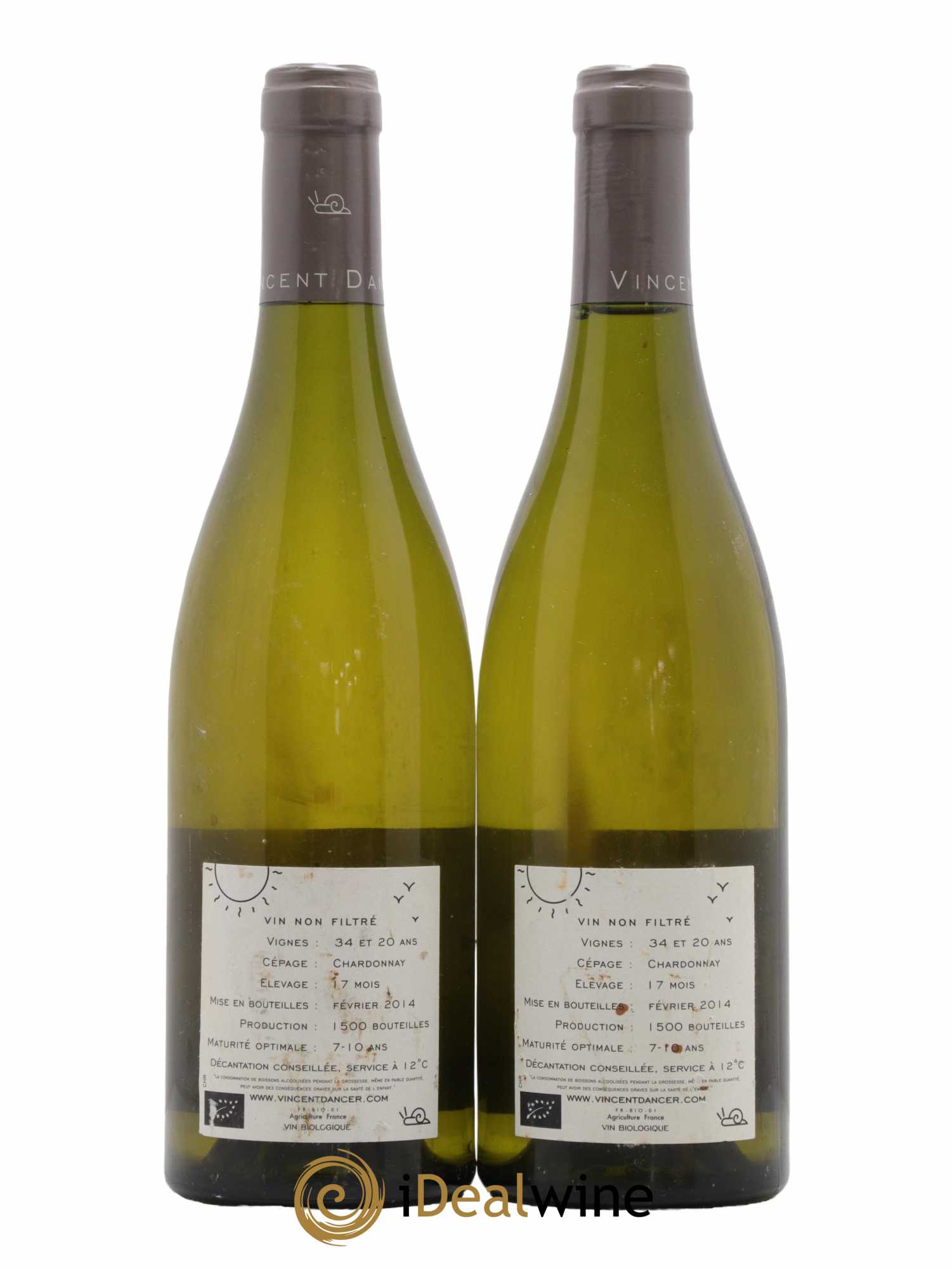 Chassagne-Montrachet 1er Cru La Romanée Vincent Dancer 2012 - Lot de 2 bouteilles - 1
