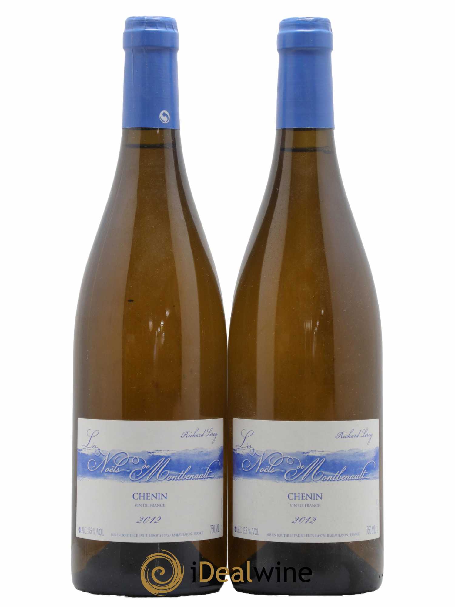 Vin de France Les Noëls de Montbenault Richard Leroy 2012 - Lot de 2 bouteilles - 0