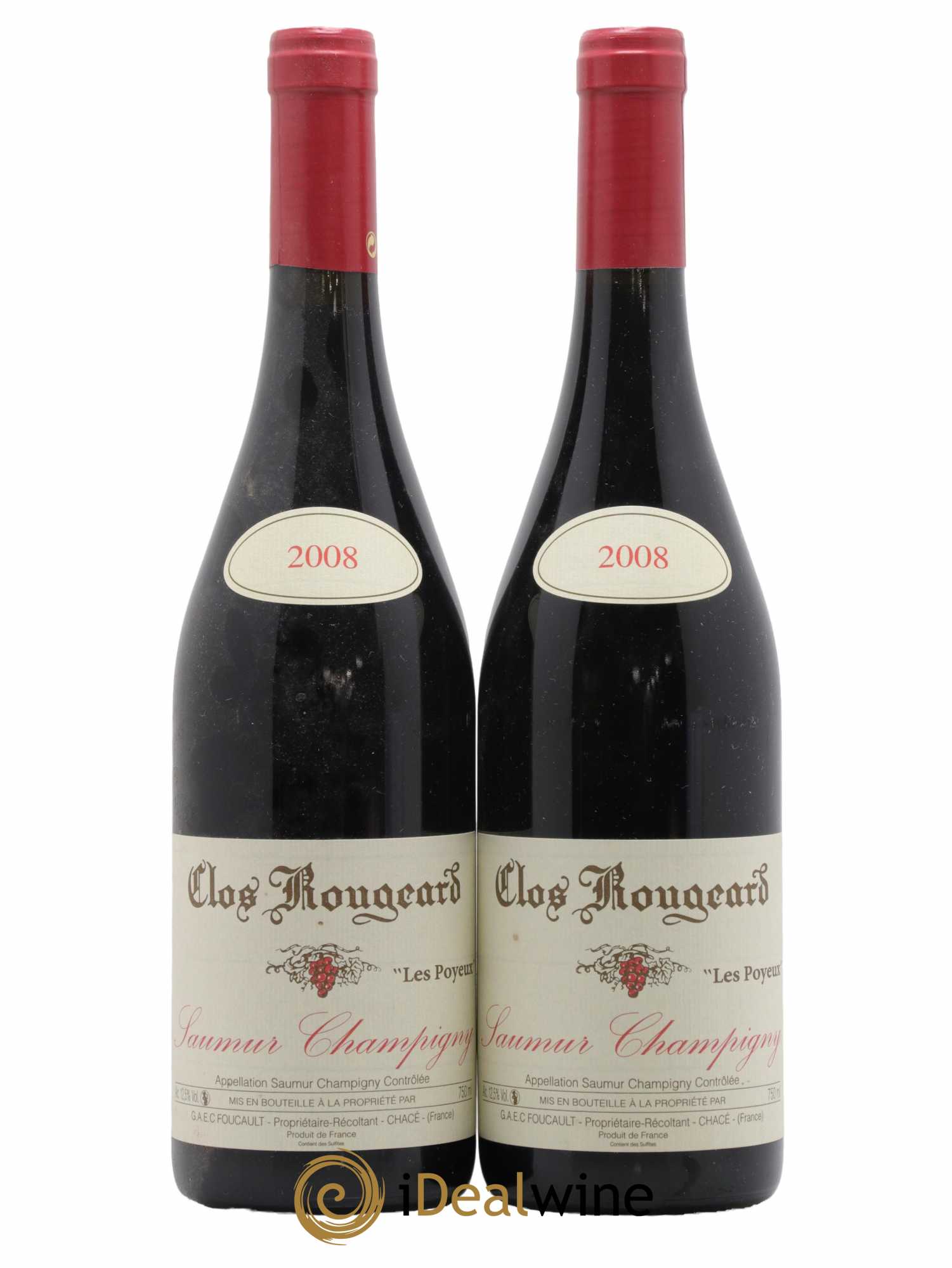 Saumur-Champigny Les Poyeux Clos Rougeard 2008 - Lot de 2 bouteilles - 0
