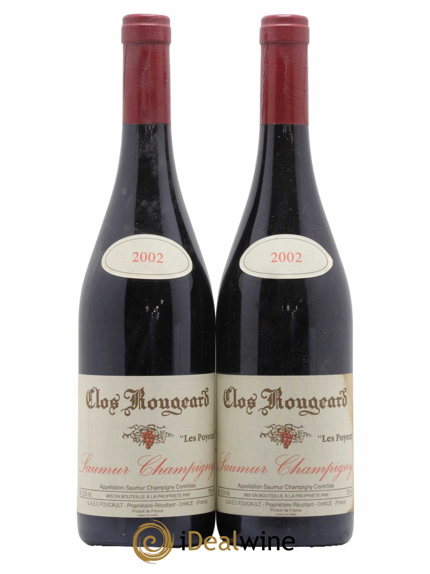 Saumur-Champigny Les Poyeux Clos Rougeard 2002 - Lot de 2 bouteilles - 0
