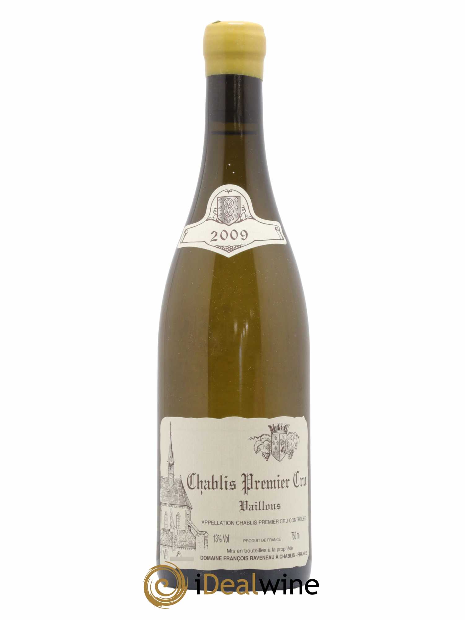 Chablis 1er Cru Vaillons Raveneau (Domaine) 2009 - Lot de 1 bouteille - 0
