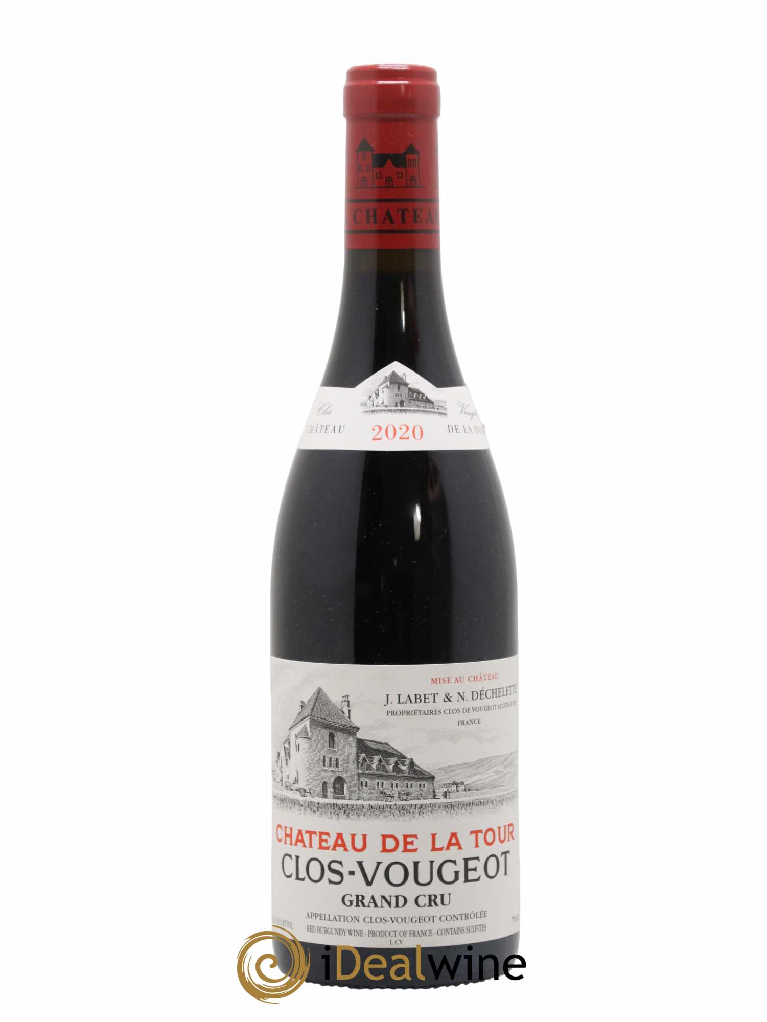 Clos de Vougeot Grand Cru Château de La Tour 2020 - Lot de 1 bouteille - 0
