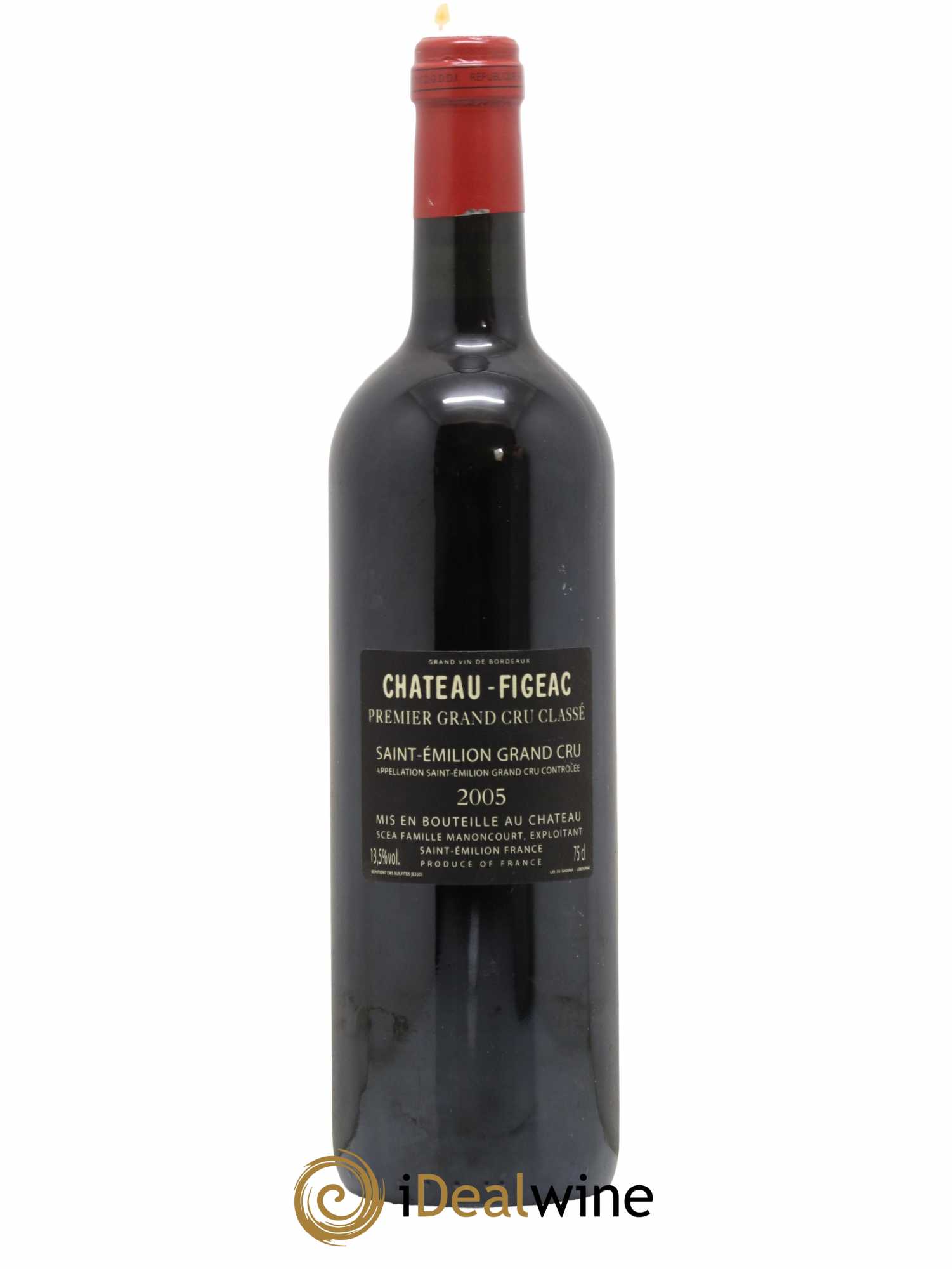 Château Figeac 1er Grand Cru Classé A 2005 - Lot de 1 bouteille - 1