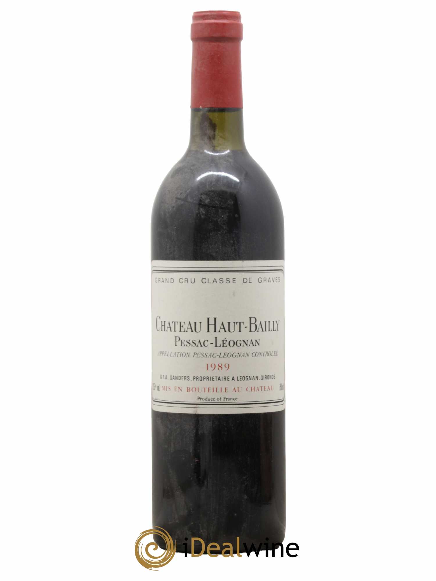 Château Haut-Bailly Cru Classé de Graves 1989 - Lot de 1 bouteille - 0