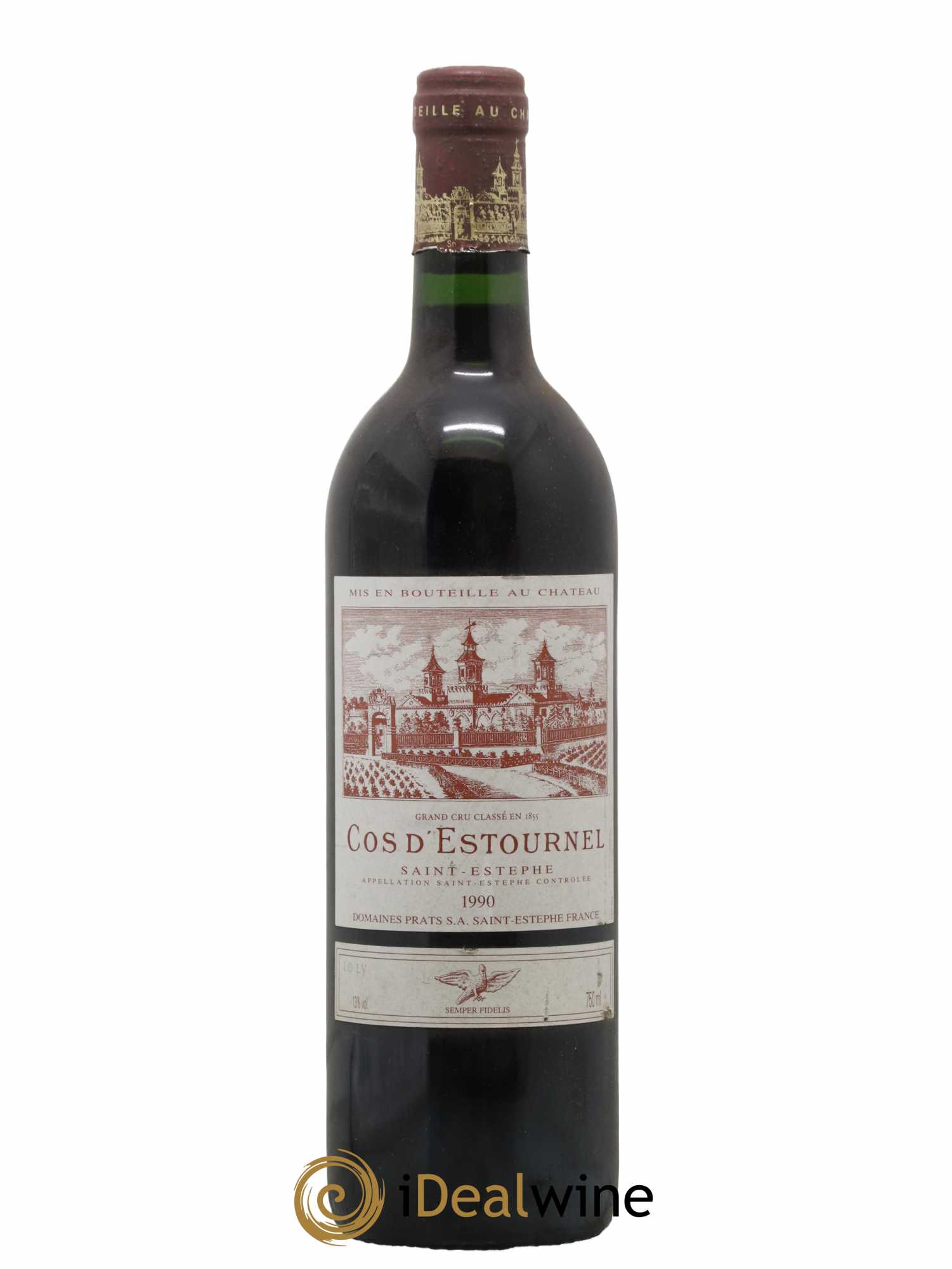 Cos d'Estournel 2ème Grand Cru Classé 1990 - Lot de 1 bouteille - 0