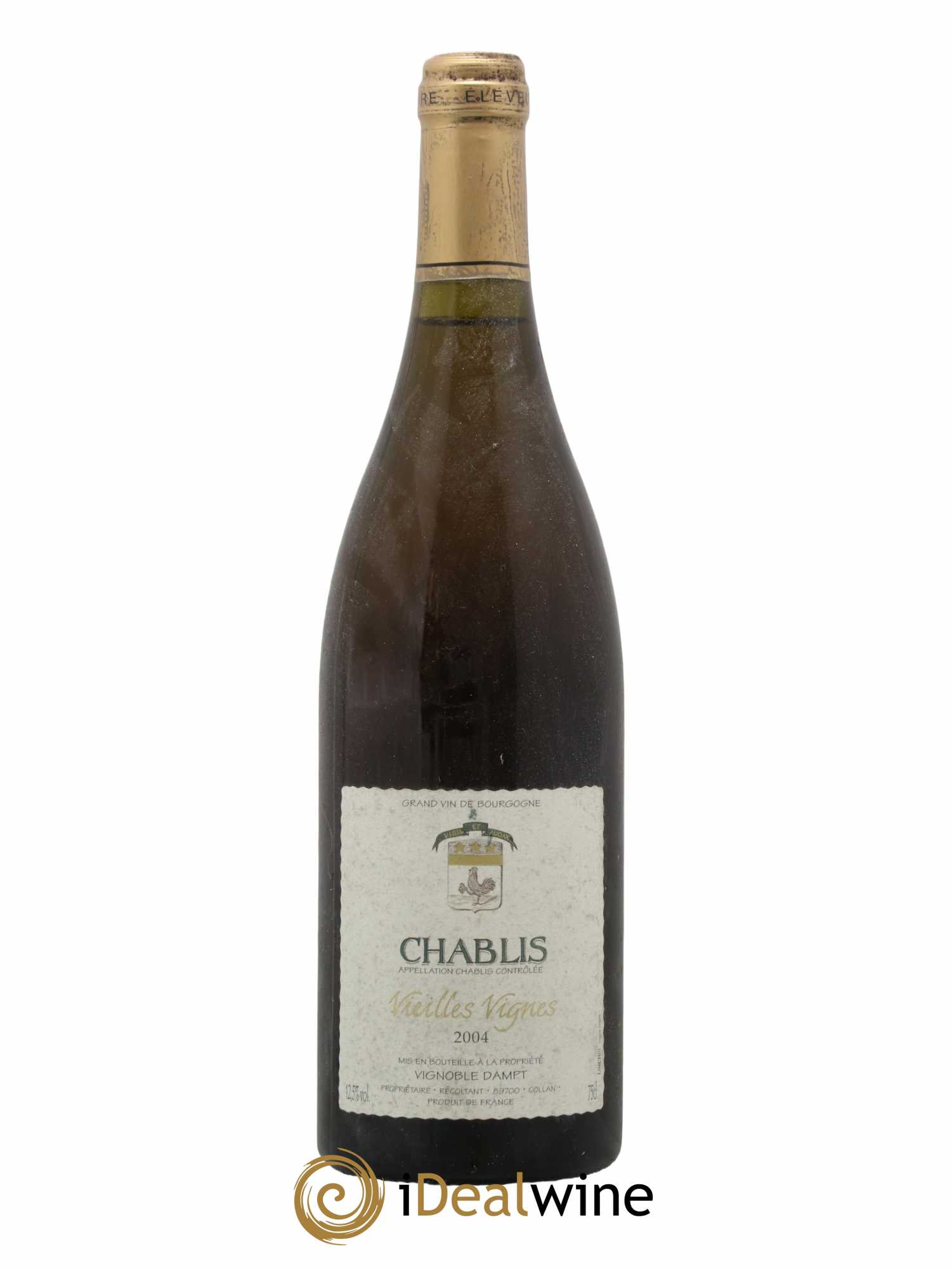 Chablis Vieilles Vignes Domaine Dampt Frères 2004 - Lot de 1 bouteille - 0