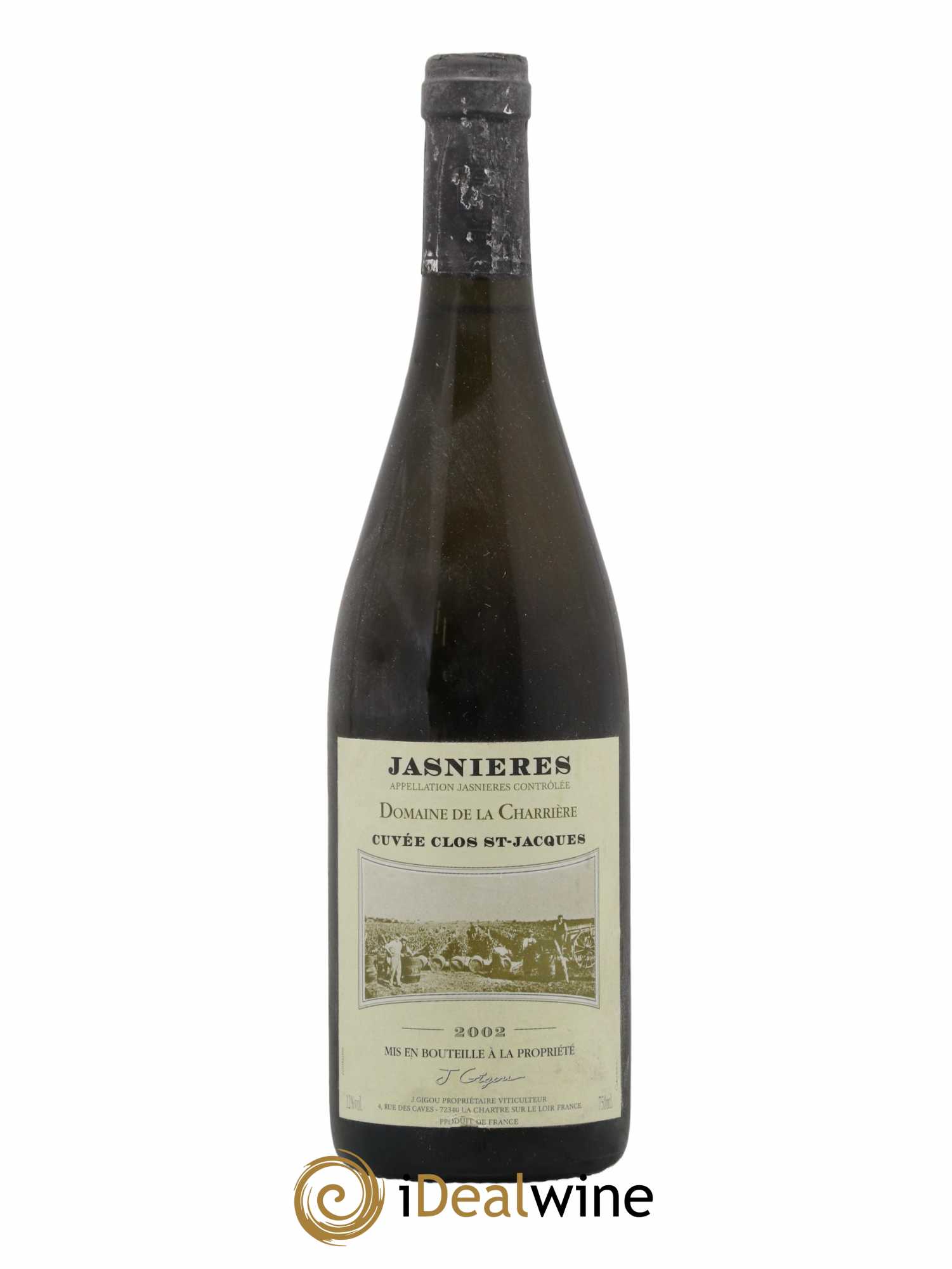 Jasnières Cuvée Clos Saint Jacques Domaine Charriere 2002 - Lot de 1 bouteille - 0