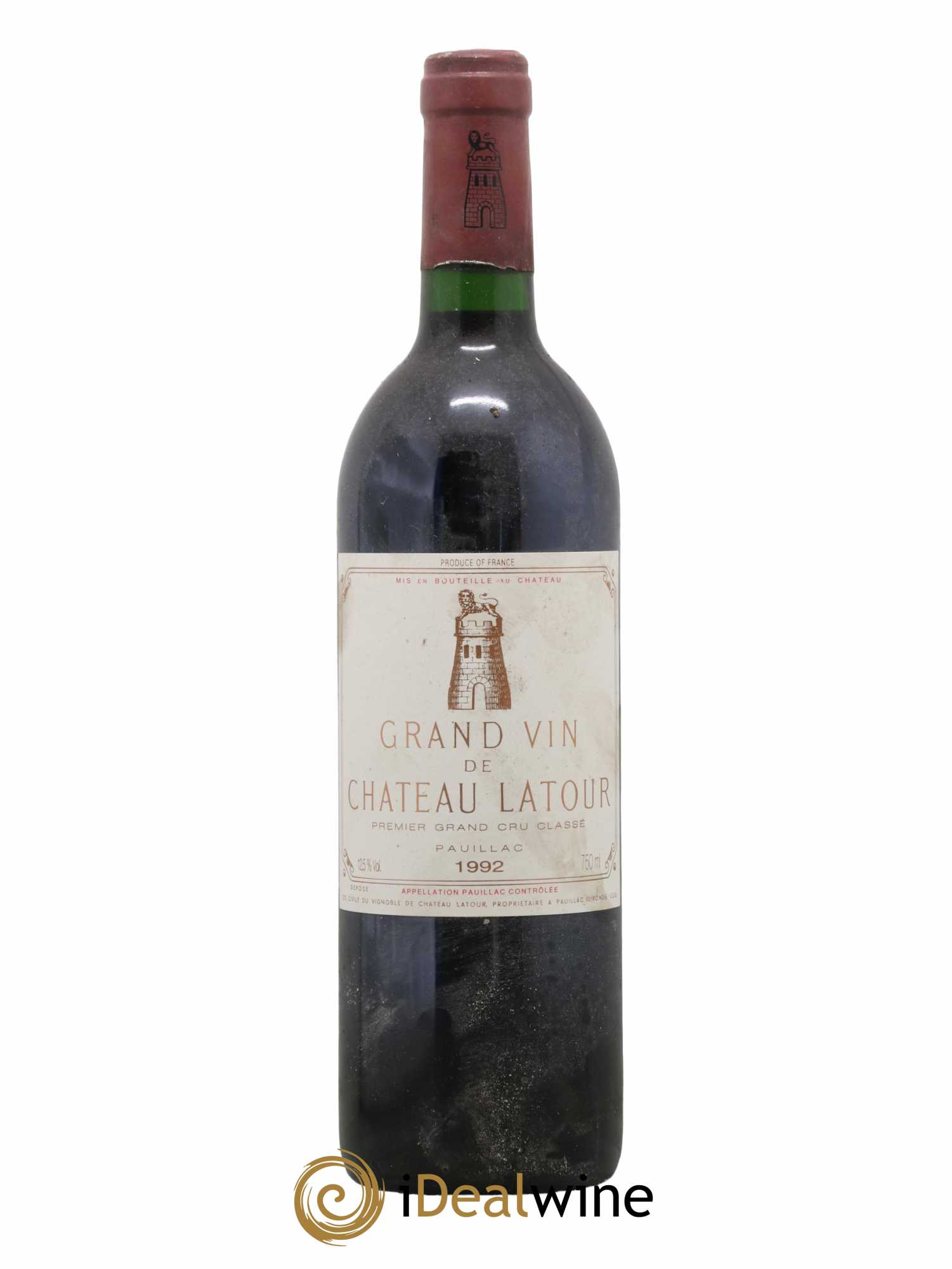Château Latour 1er Grand Cru Classé 1992 - Lot de 1 bouteille - 0