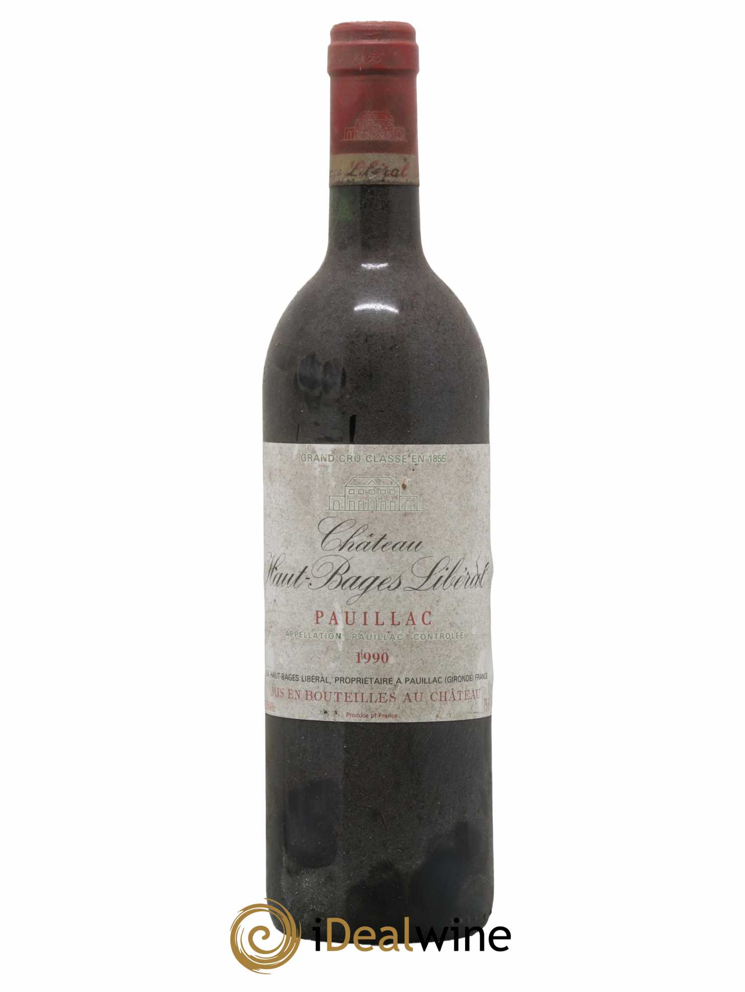Château Haut Bages Libéral 5ème Grand Cru Classé 1990 - Lot de 1 bouteille - 0