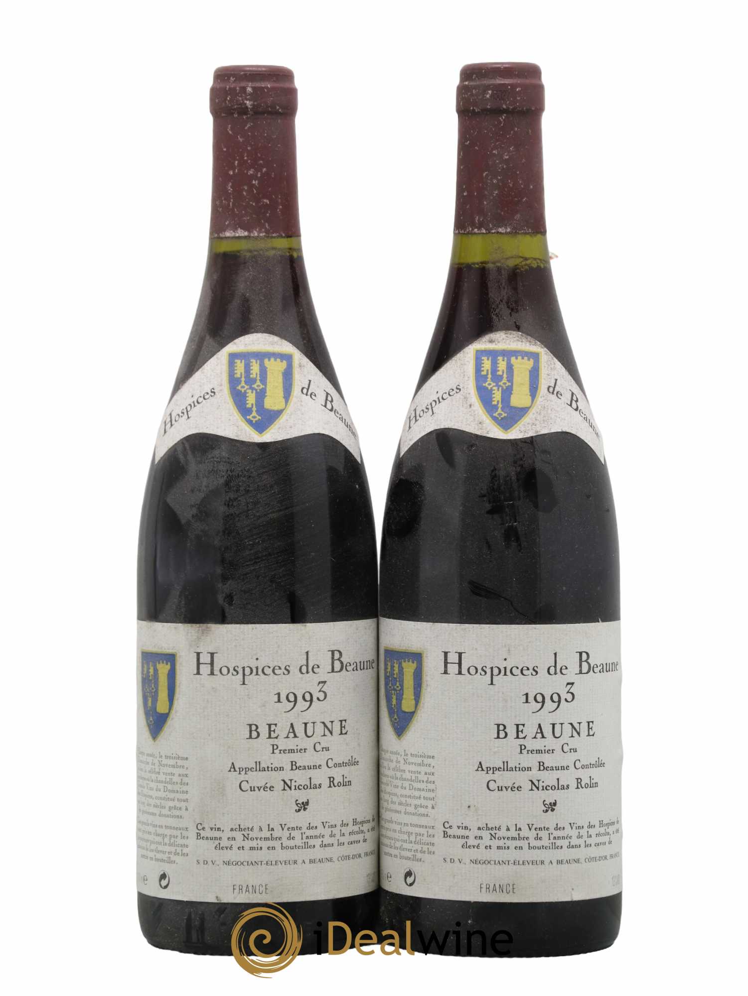 Beaune 1er Cru Cuvée Nicolas Rolin Domaine des Hospices de Beaune 1993 - Lot de 2 bouteilles - 0