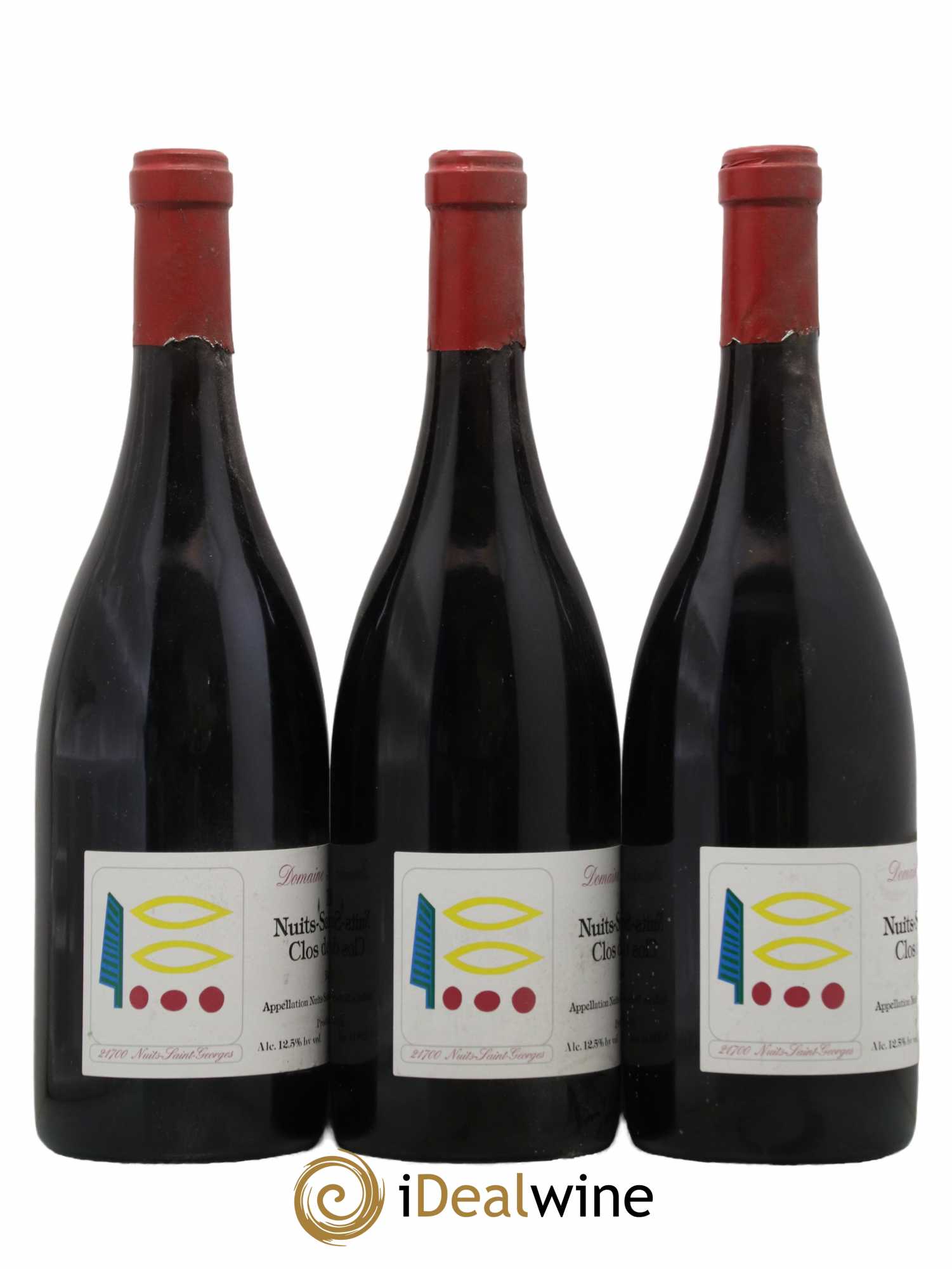Nuits-Saint-Georges 1er Cru Le Clos des Corvées Prieuré Roch 1996 - Lot de 3 bouteilles - 1