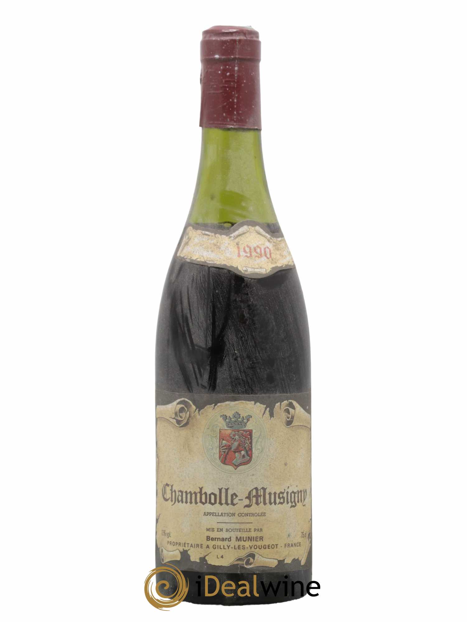 Chambolle-Musigny Domaine Bernard Munier 1990 - Lot de 1 bouteille - 0