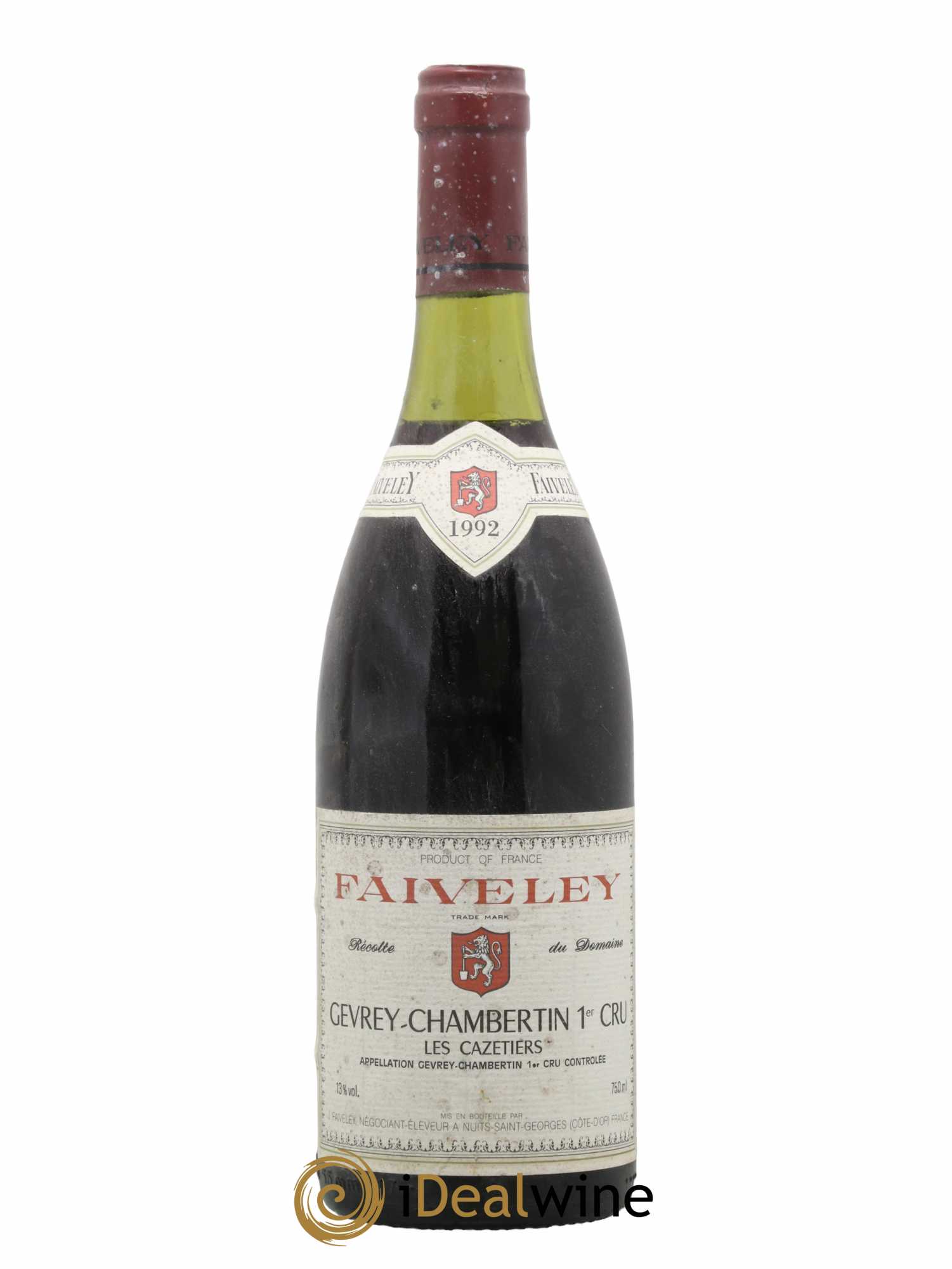 Gevrey-Chambertin 1er Cru Les Cazetiers Faiveley 1992 - Lot de 1 bouteille - 0