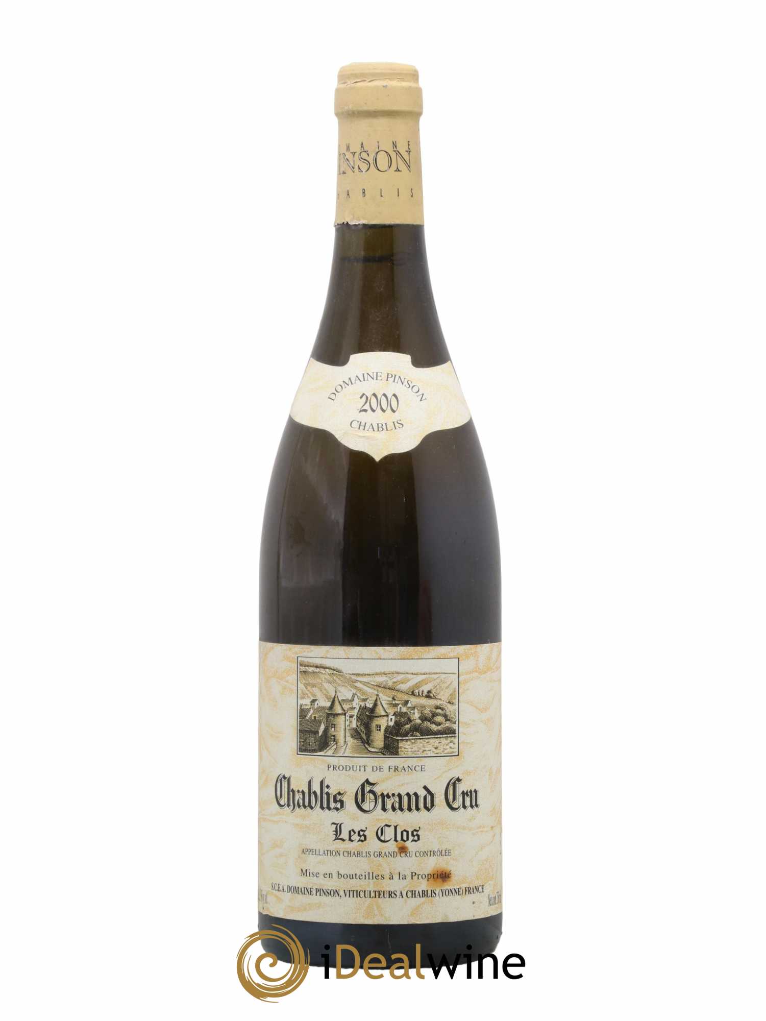 Chablis Grand Cru Les Clos Pinson Frères (Domaine) 2000 - Lot de 1 bouteille - 0