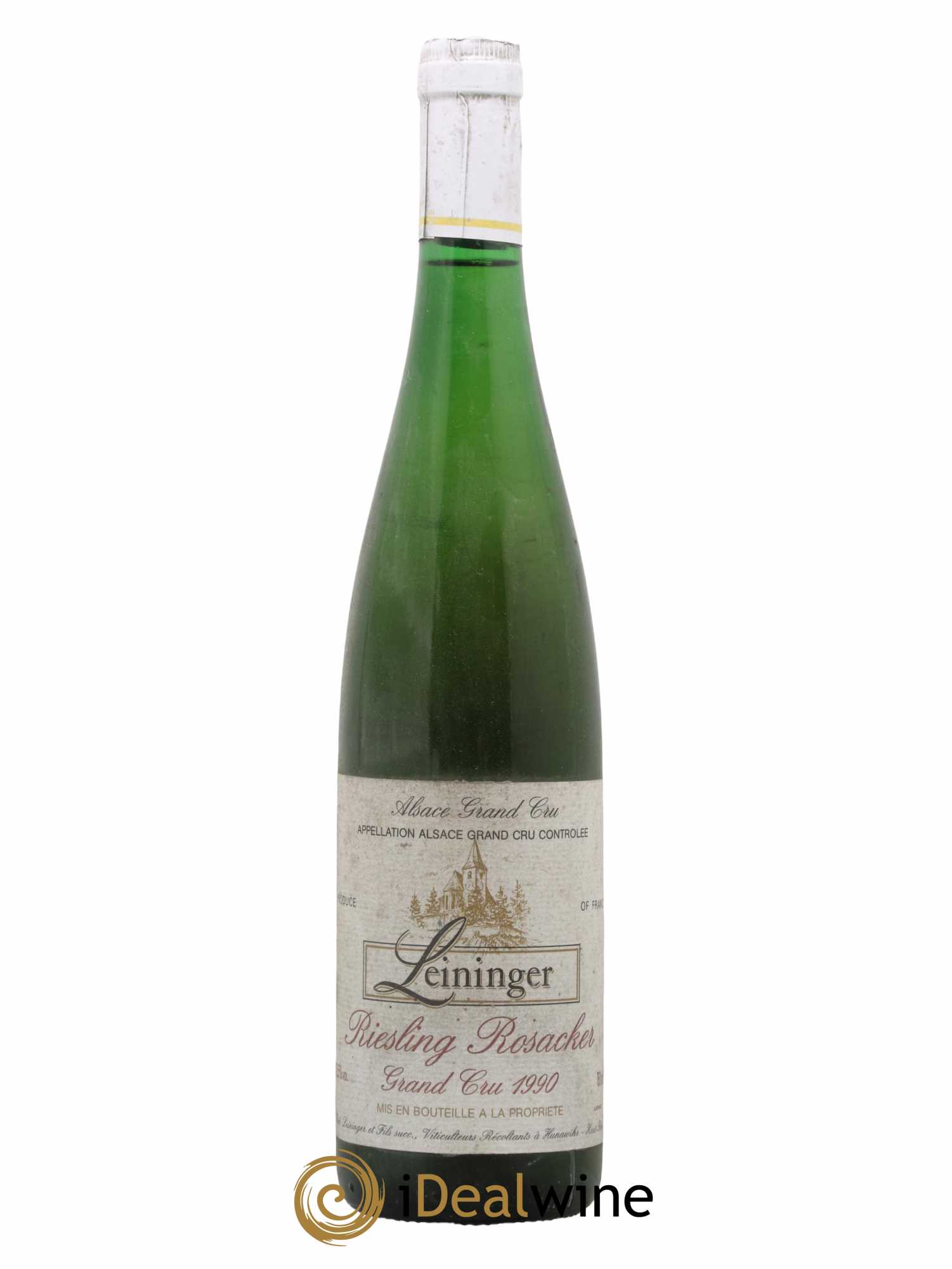 Alsace Grand Cru Riesling Rosacker Domaine Leipp-Leininger 1990 - Lot de 1 bouteille - 0
