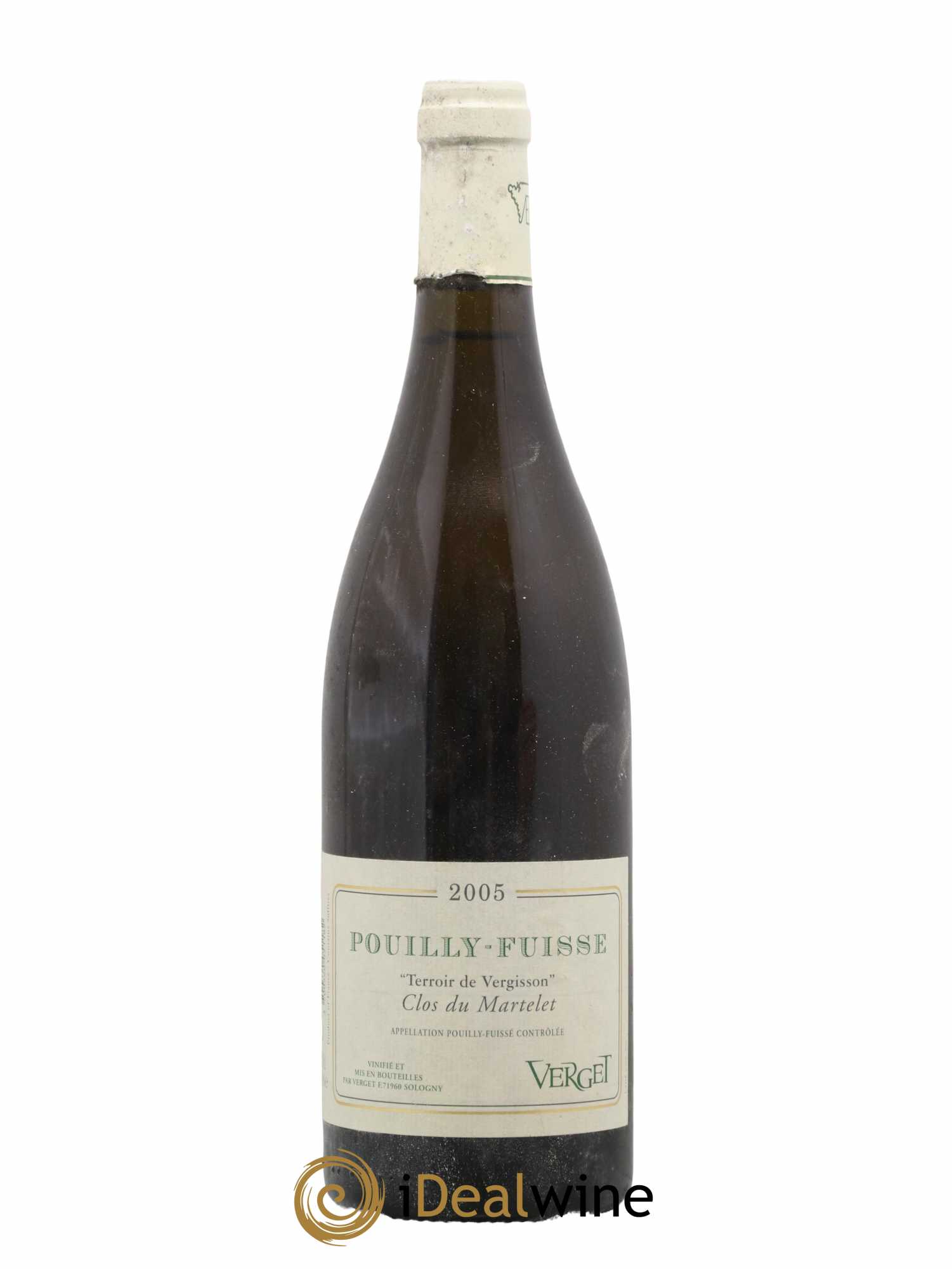 Pouilly-Fuissé Terroir de Vergisson Clos du Martelet Domaine Verget 2005 - Lot de 1 bouteille - 0