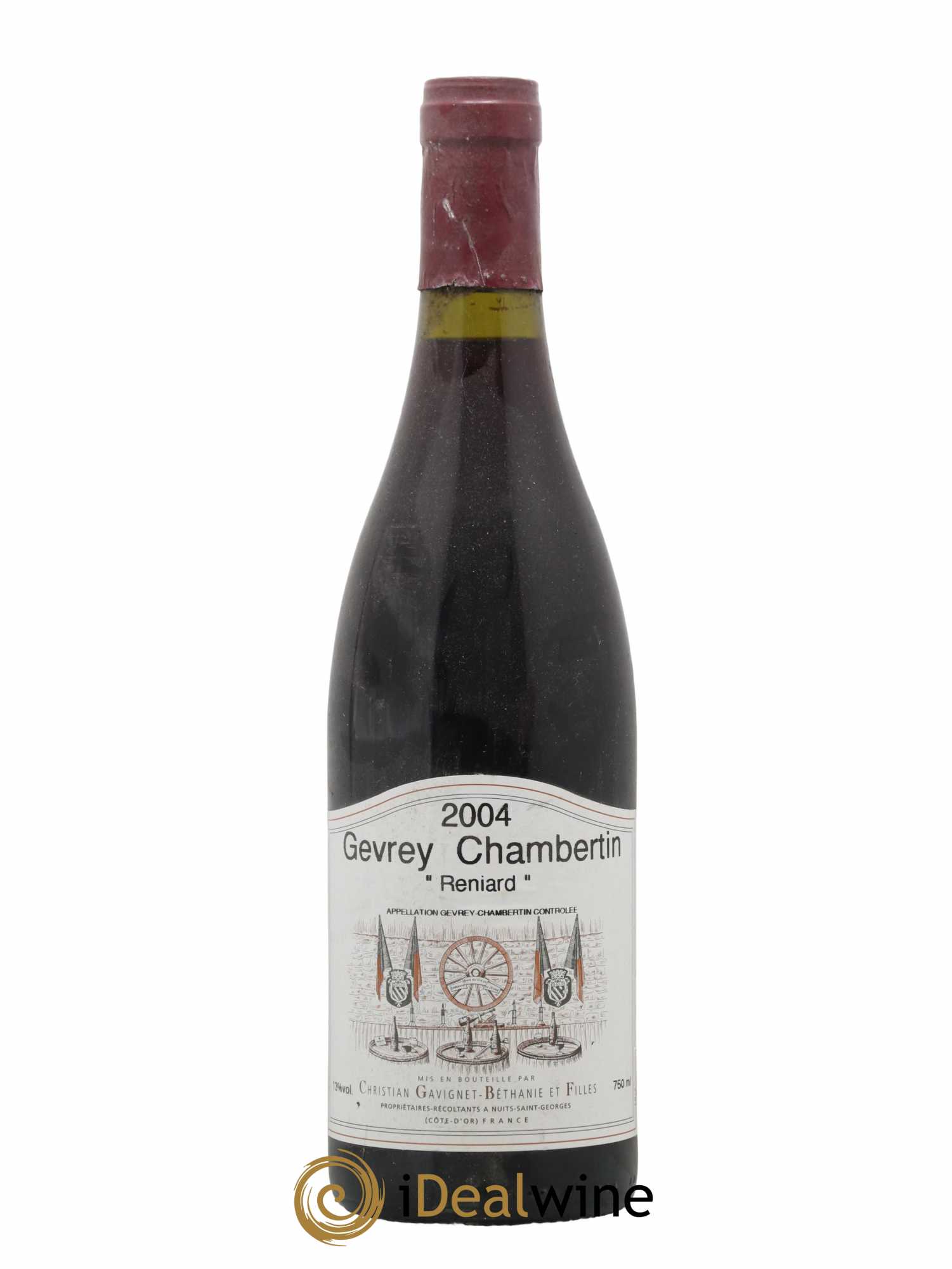 Gevrey-Chambertin Reinard Domaine Gavignet-Béthanie et Filles 2004 - Lot de 1 bouteille - 0