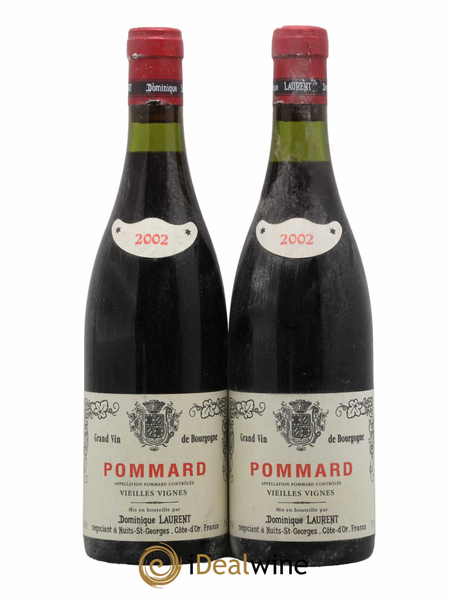 Pommard Vieilles Vignes Dominique Laurent 2002 - Lot de 2 bouteilles - 0