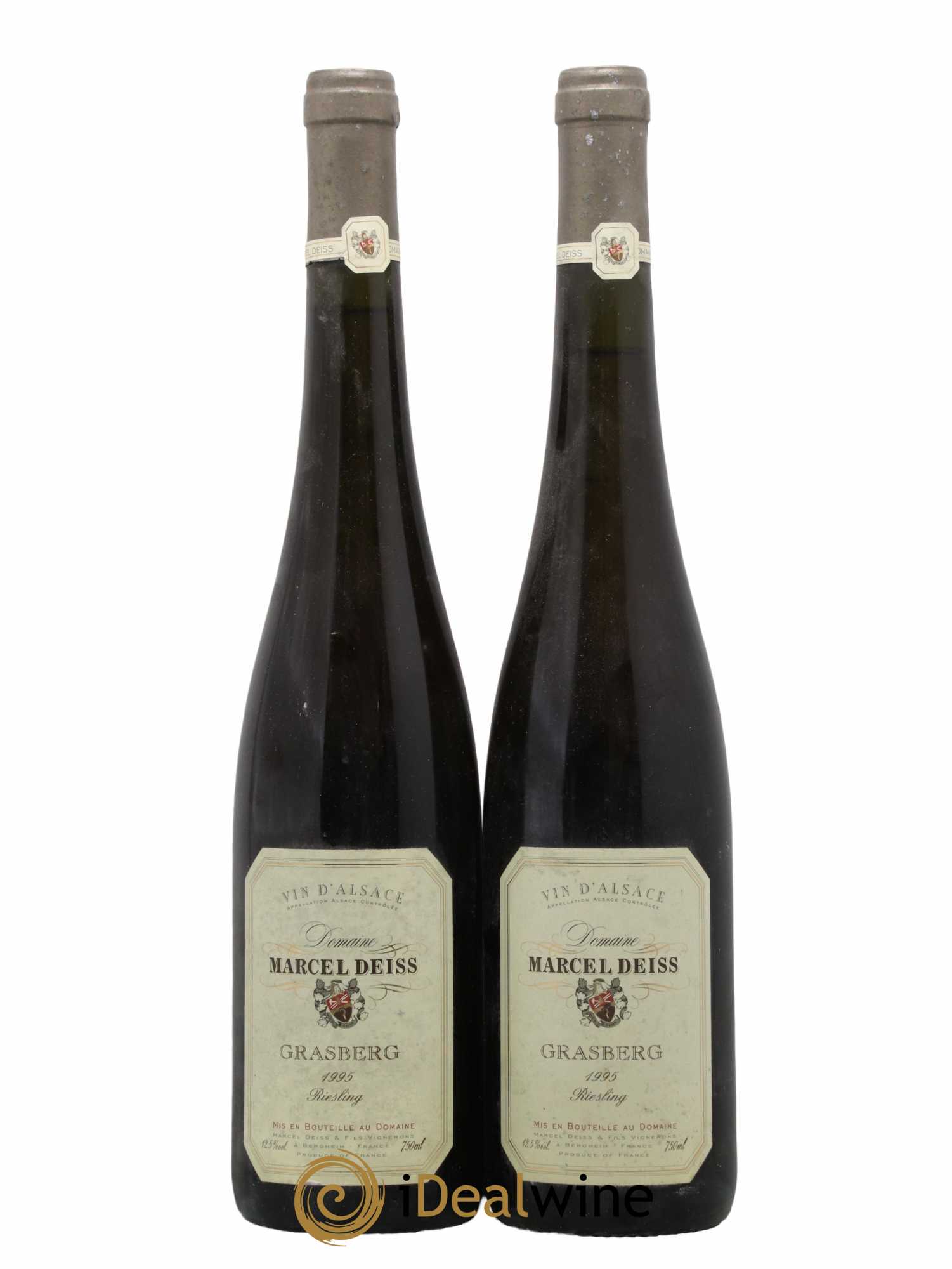 Alsace Grasberg Marcel Deiss (Domaine) 1995 - Lot de 2 bouteilles - 0
