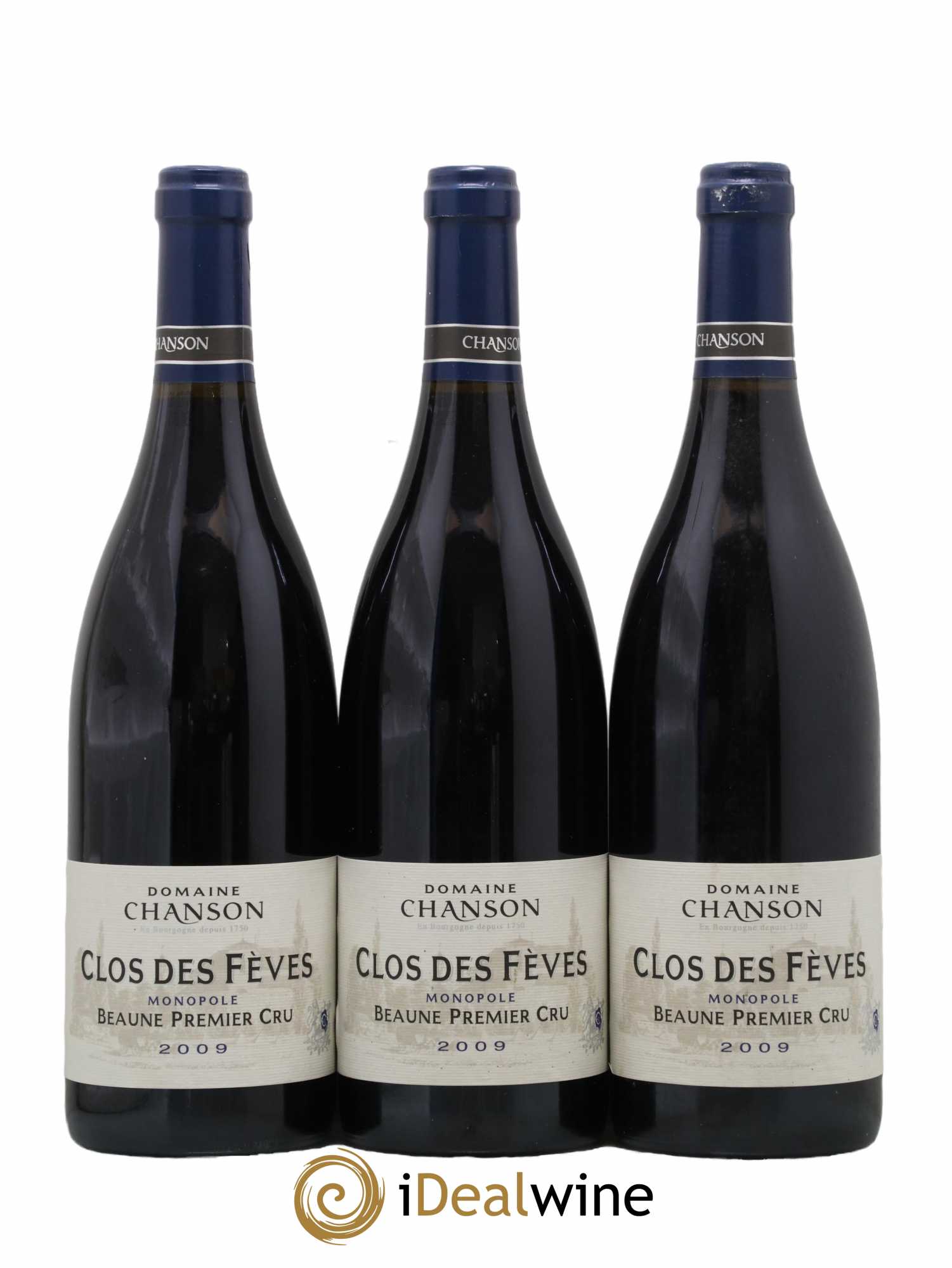 Beaune 1er Cru Clos des Fèves Chanson 2009 - Lot de 3 bouteilles - 0