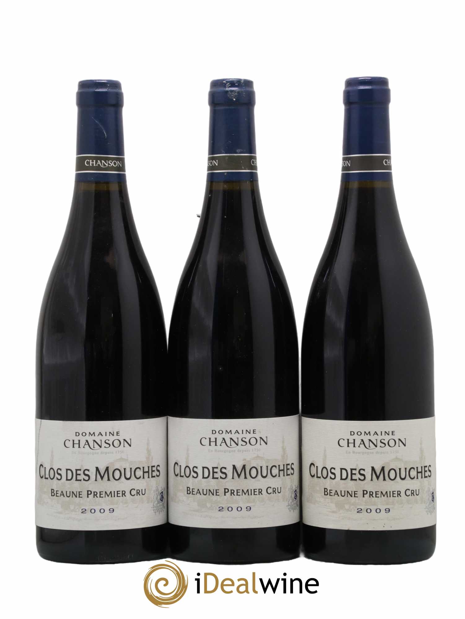 Beaune 1er Cru Clos des Mouches Chanson (Domaine) 2009 - Lot de 3 bouteilles - 0