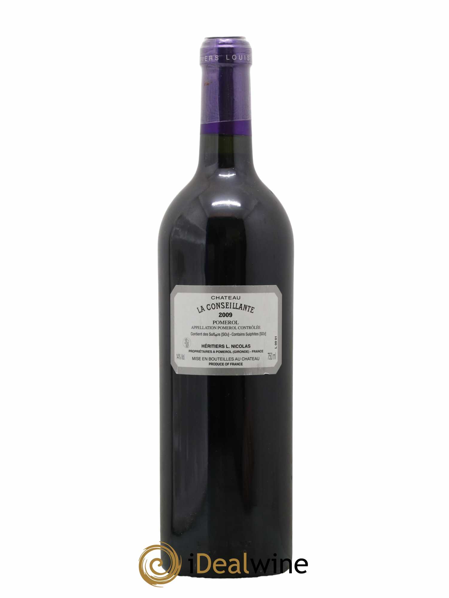 Château la Conseillante 2009 - Lot de 1 bouteille - 1