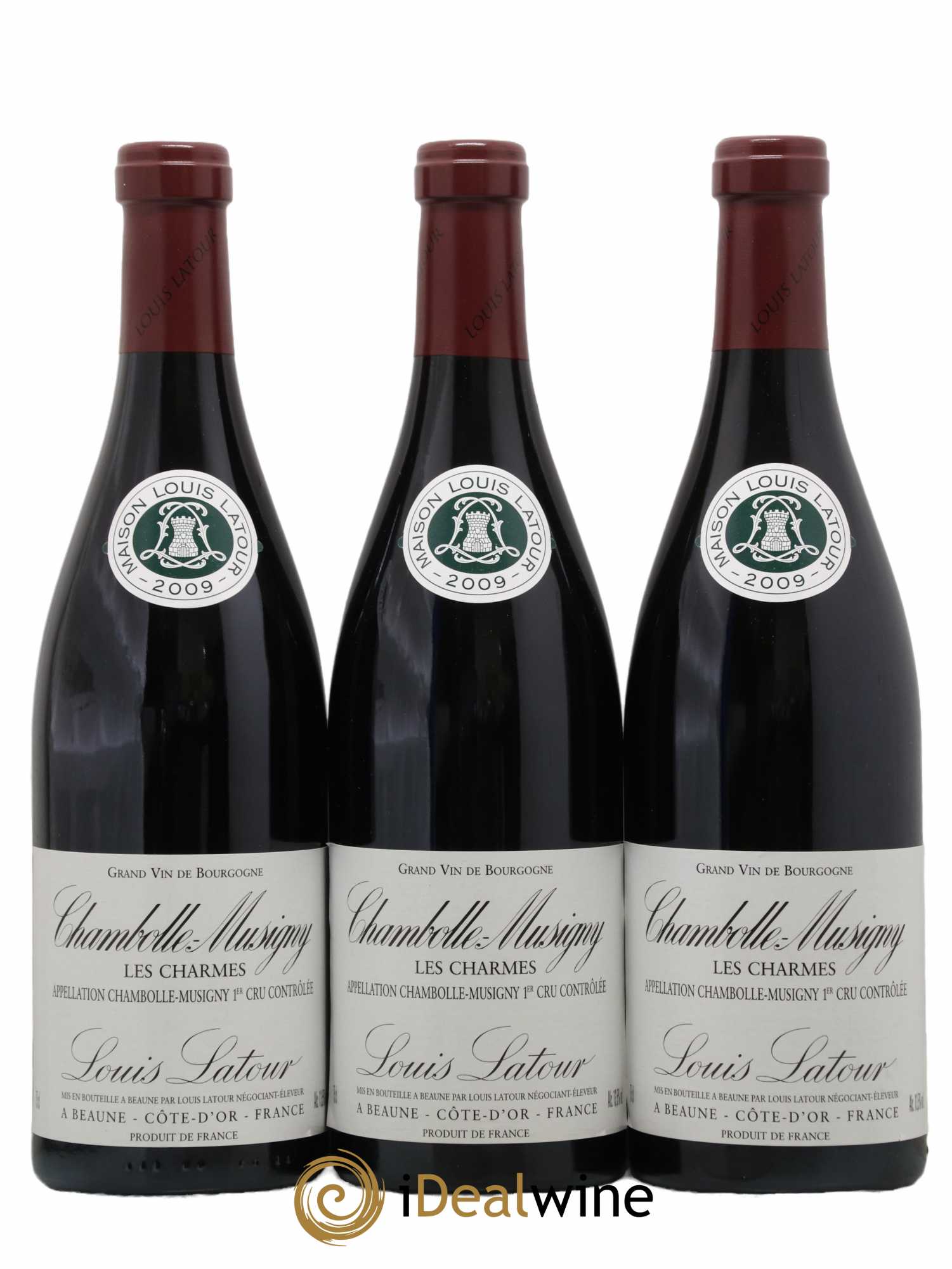 Chambolle-Musigny 1er Cru Les Charmes Louis Latour 2009 - Lot de 3 bouteilles - 0