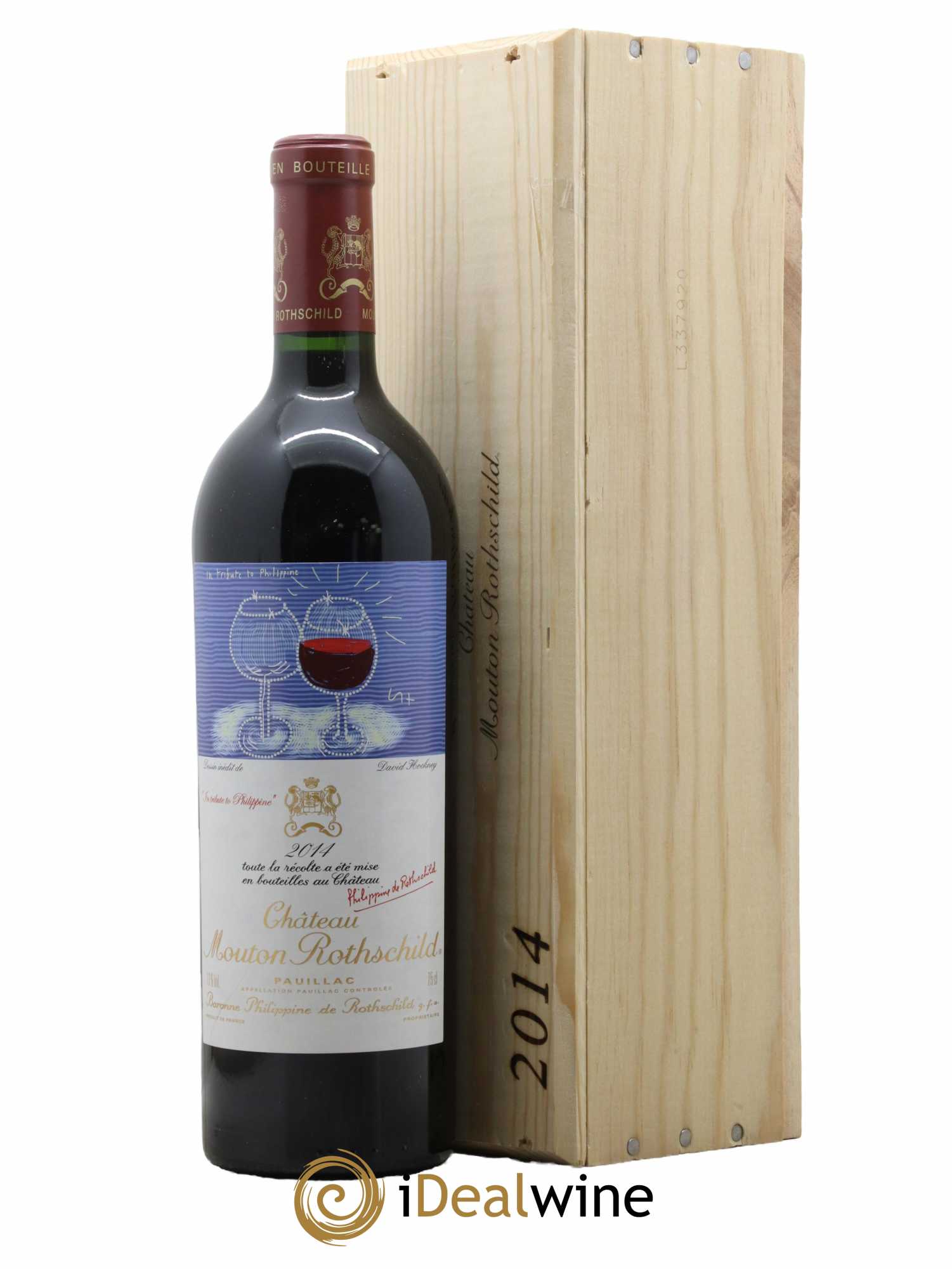 Château Mouton Rothschild 1er Grand Cru Classé 2014 - Lot de 1 bouteille - 0