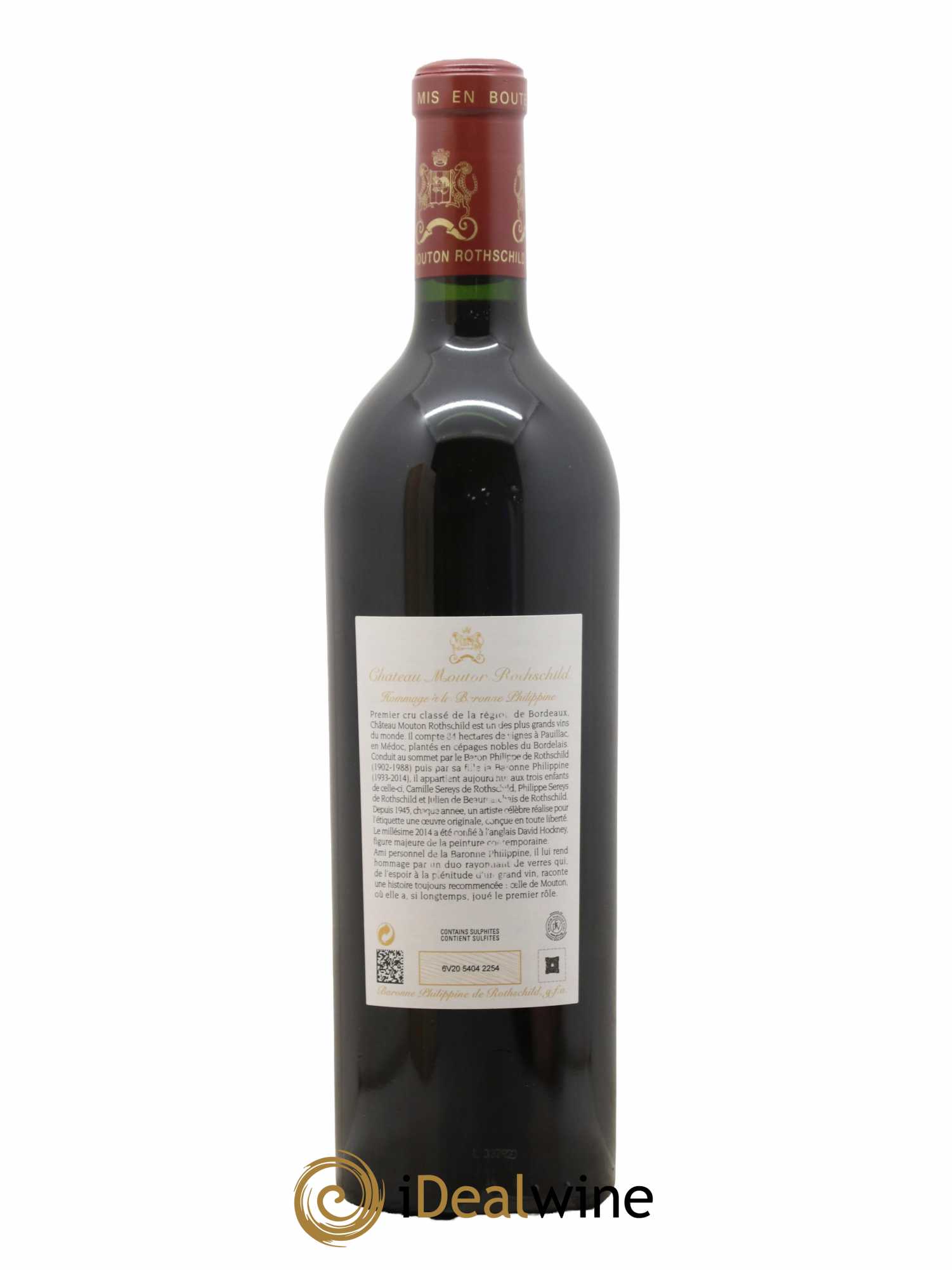 Château Mouton Rothschild 1er Grand Cru Classé 2014 - Lot de 1 bouteille - 2