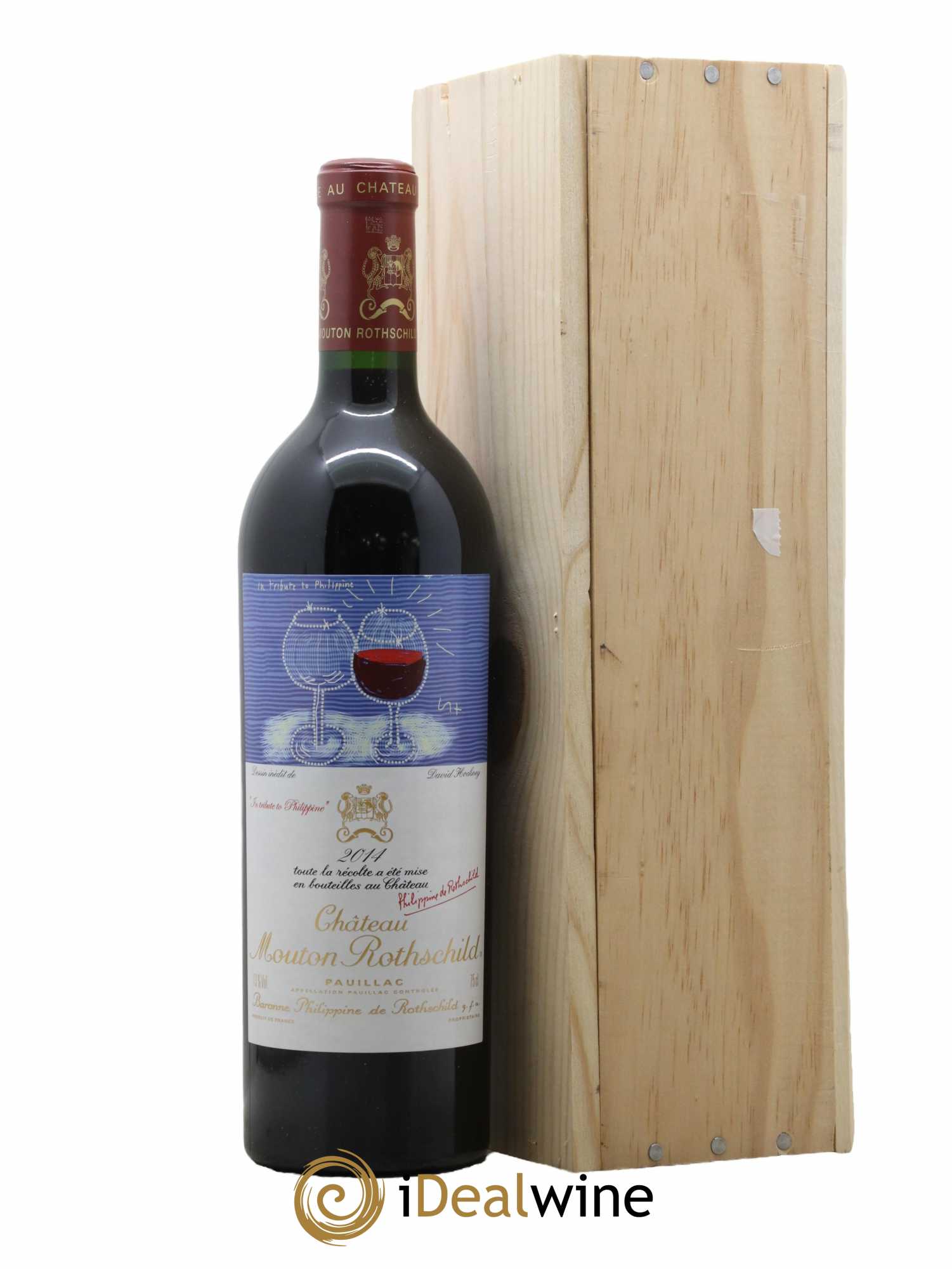 Château Mouton Rothschild 1er Grand Cru Classé 2014 - Lot de 1 bouteille - 0