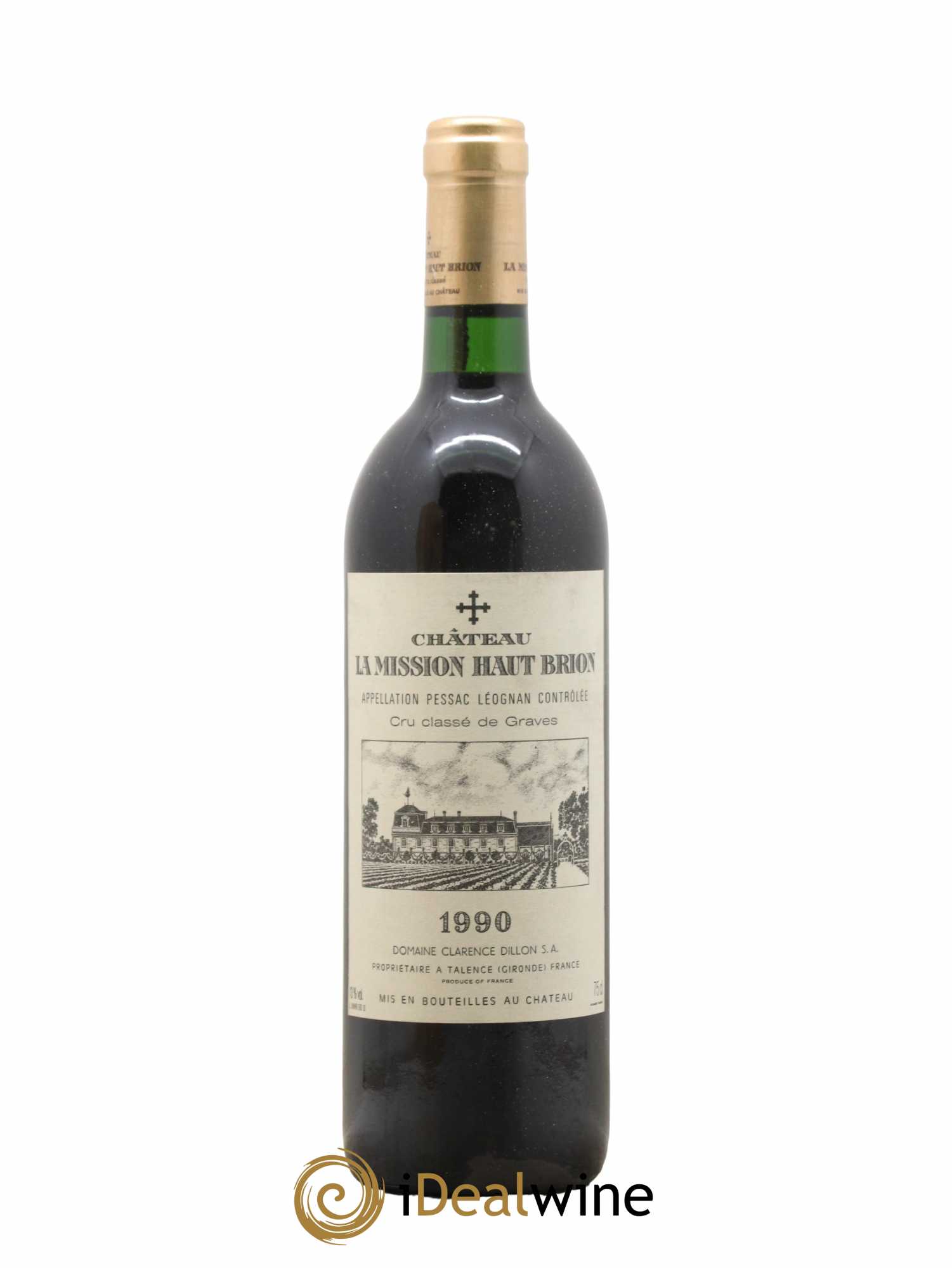 Château la Mission Haut-Brion Cru Classé de Graves 1990 - Lot de 1 bouteille - 1
