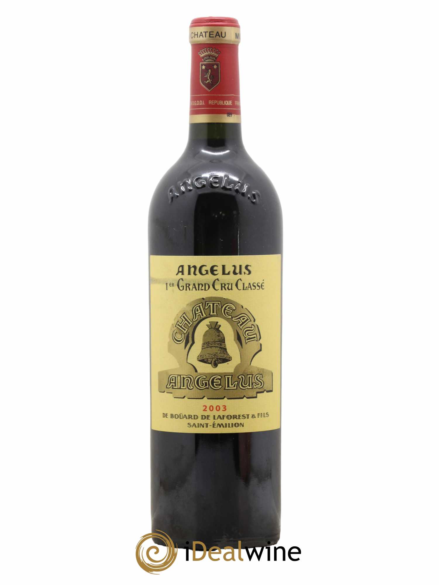Château Angélus 1er Grand Cru Classé A 2003 - Lot de 1 bouteille - 0