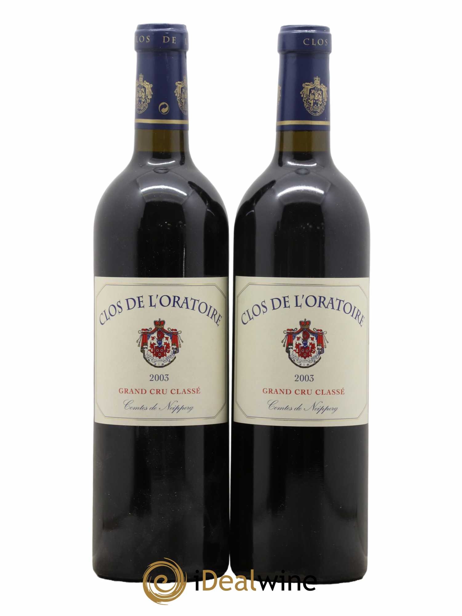 Clos de l'Oratoire Grand Cru Classé 2003 - Lot de 2 bouteilles - 0