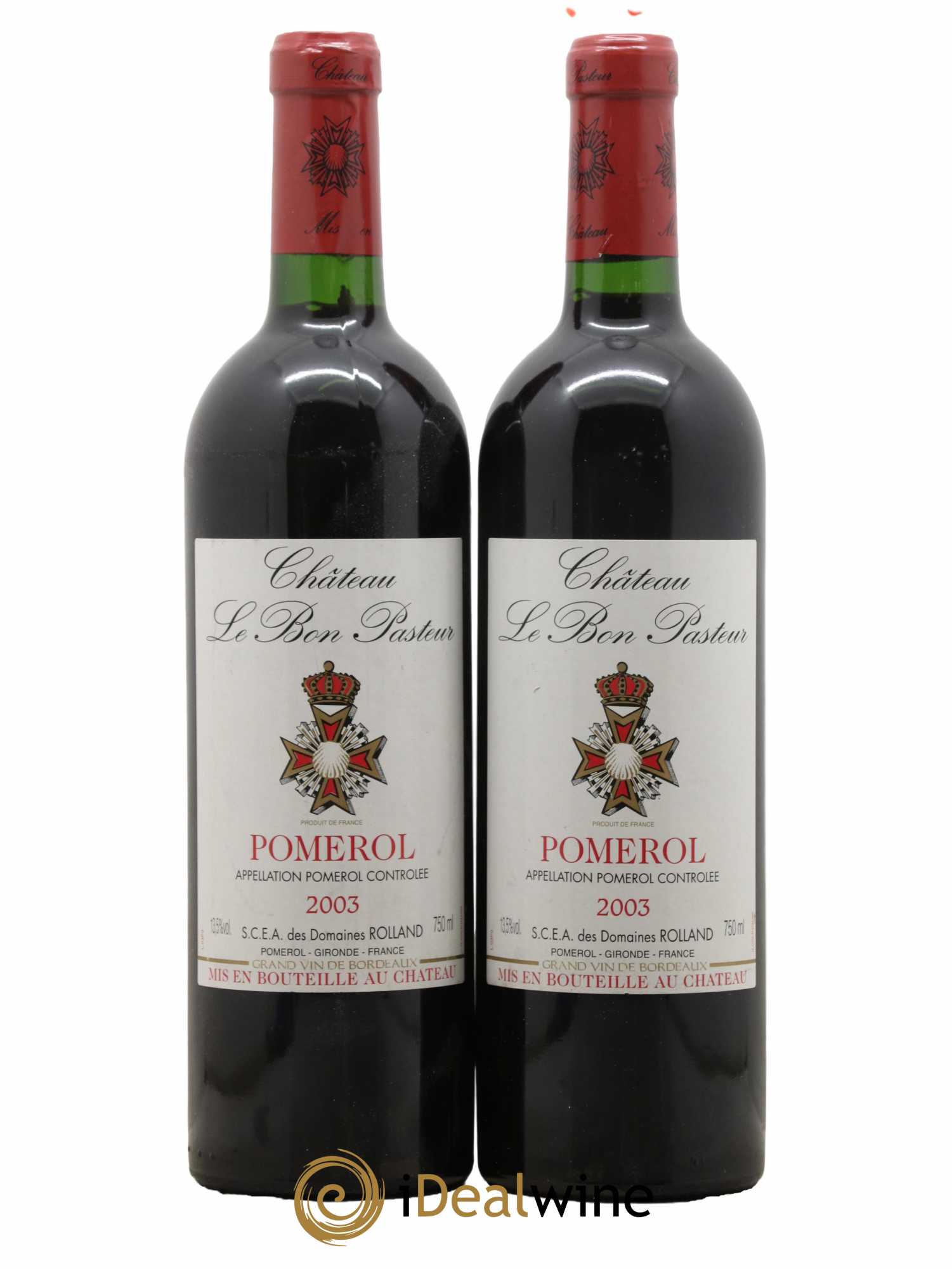 Château le Bon Pasteur 2003 - Posten von 2 Flaschen - 0