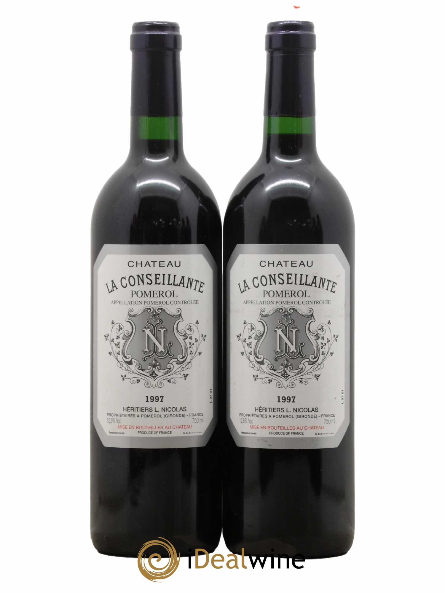 Château la Conseillante 1997 - Lot de 2 bouteilles - 0