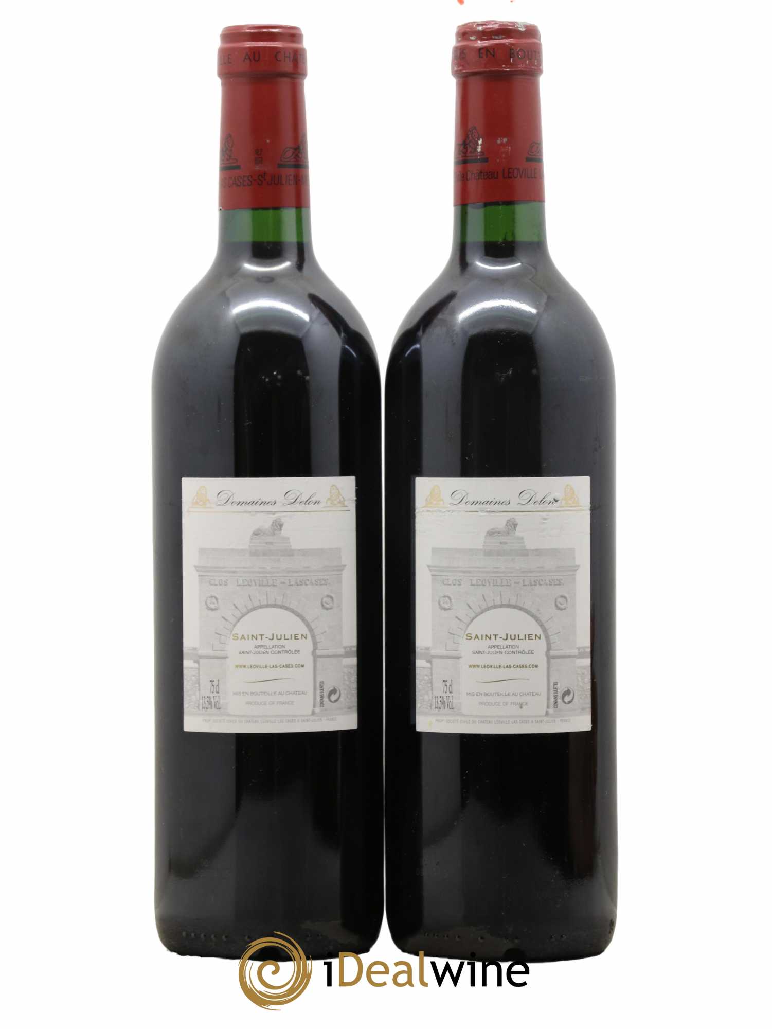 Château Léoville Las Cases 2ème Grand Cru Classé 2002 - Lot de 2 bouteilles - 1
