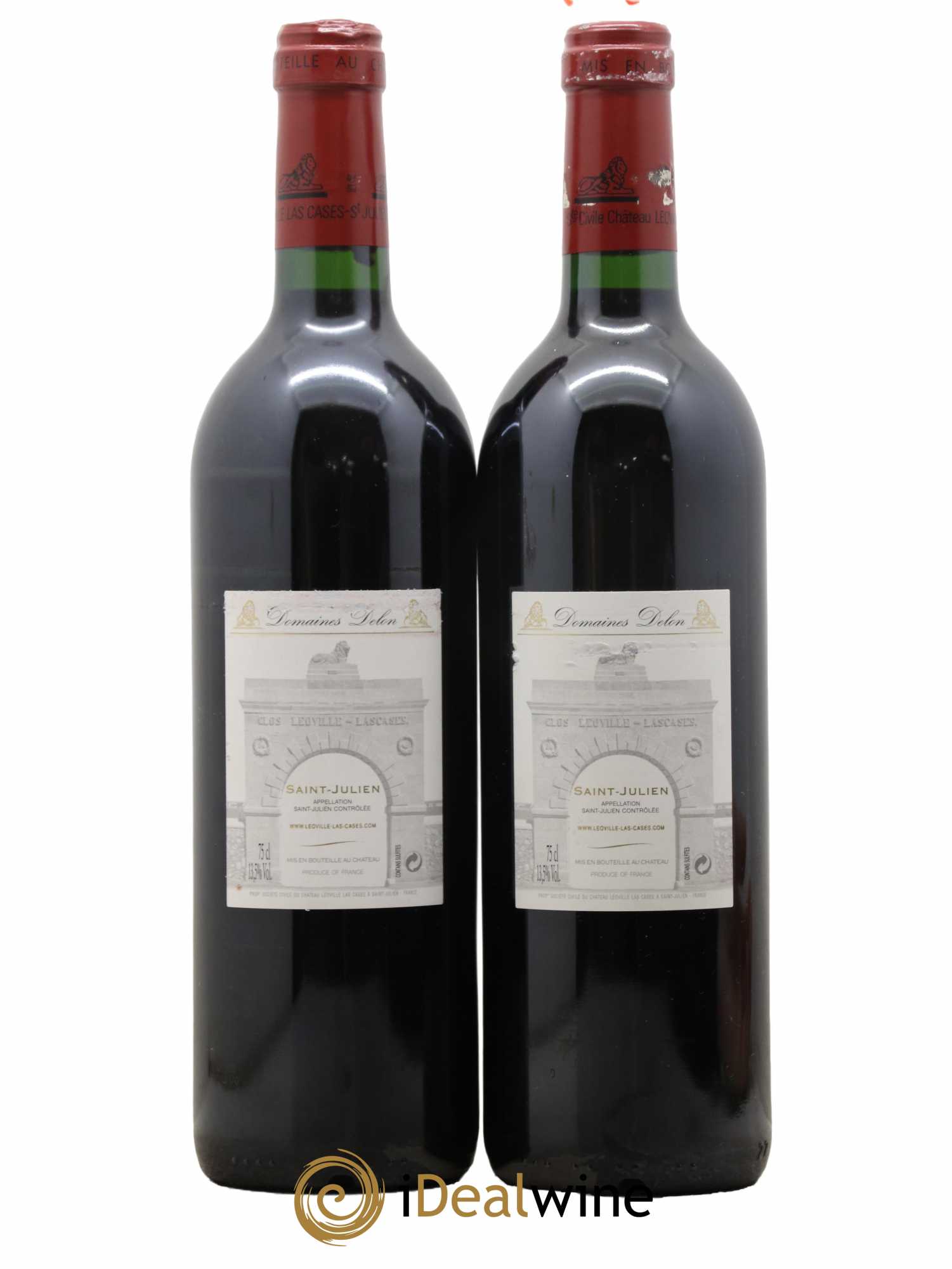 Château Léoville Las Cases 2ème Grand Cru Classé  2002 - Lot de 2 bouteilles - 1