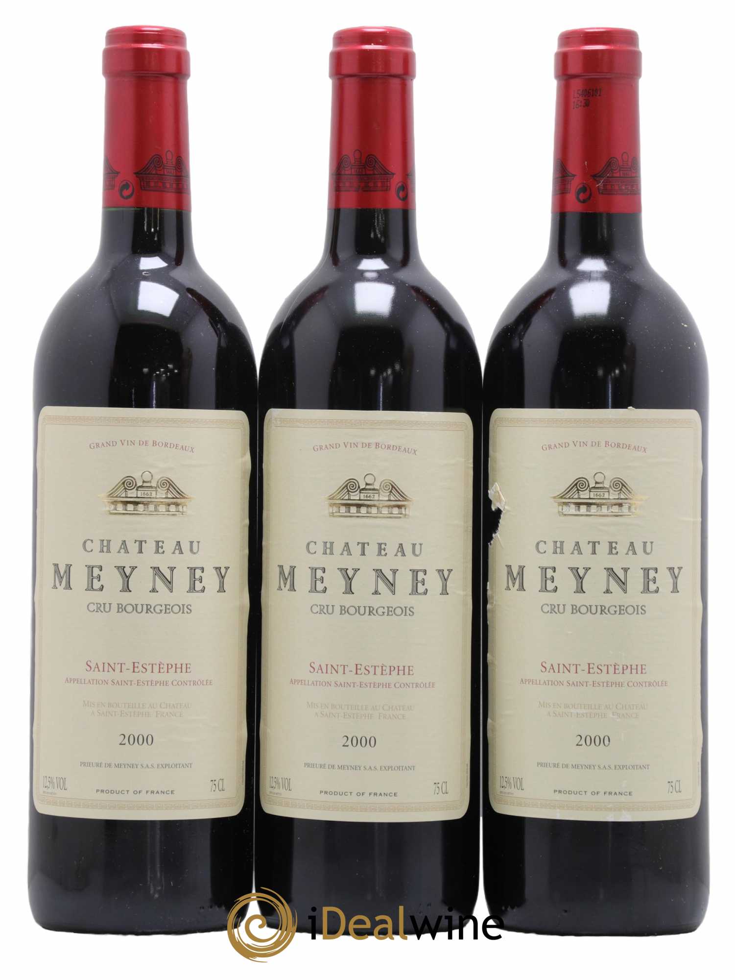 Château Meyney 2000 - Lot de 12 bouteilles - 1