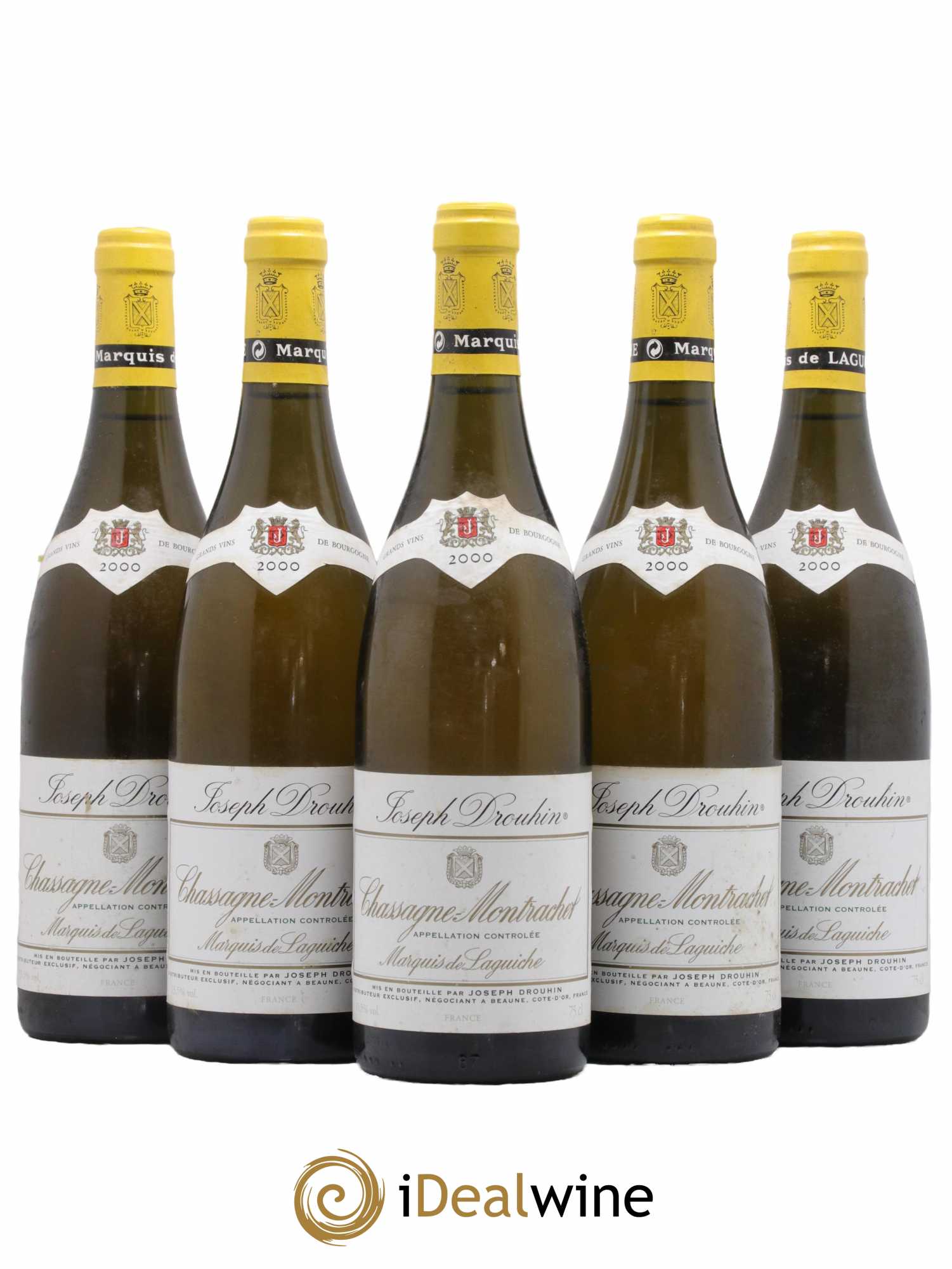 Chassagne-Montrachet Marquis de Laguiche Joseph Drouhin 2000 - Lot de 5 bouteilles - 0